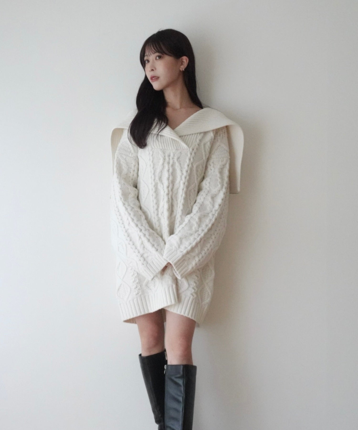 フィッシャーマンオーバーニット