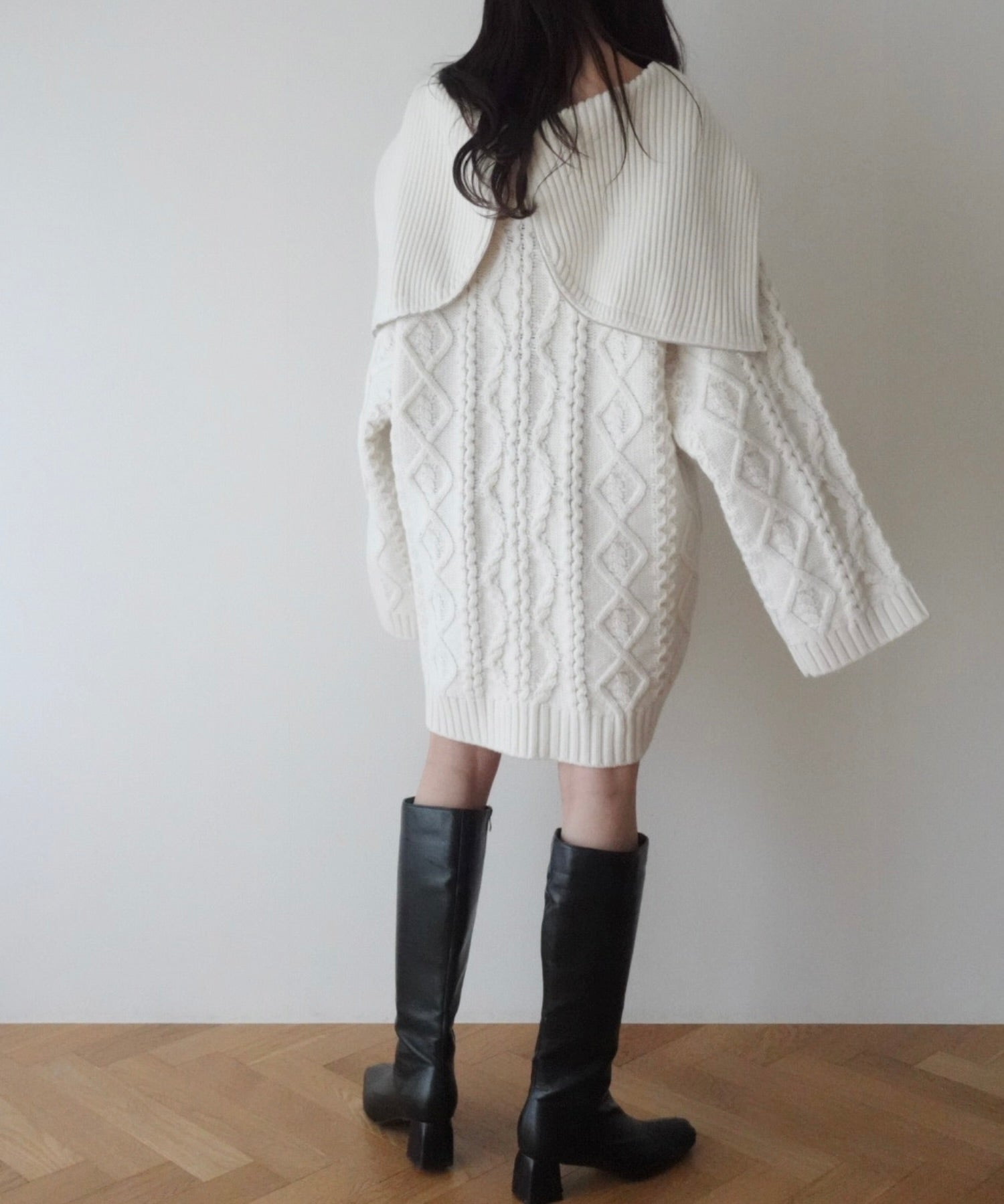 フィッシャーマンオーバーニット