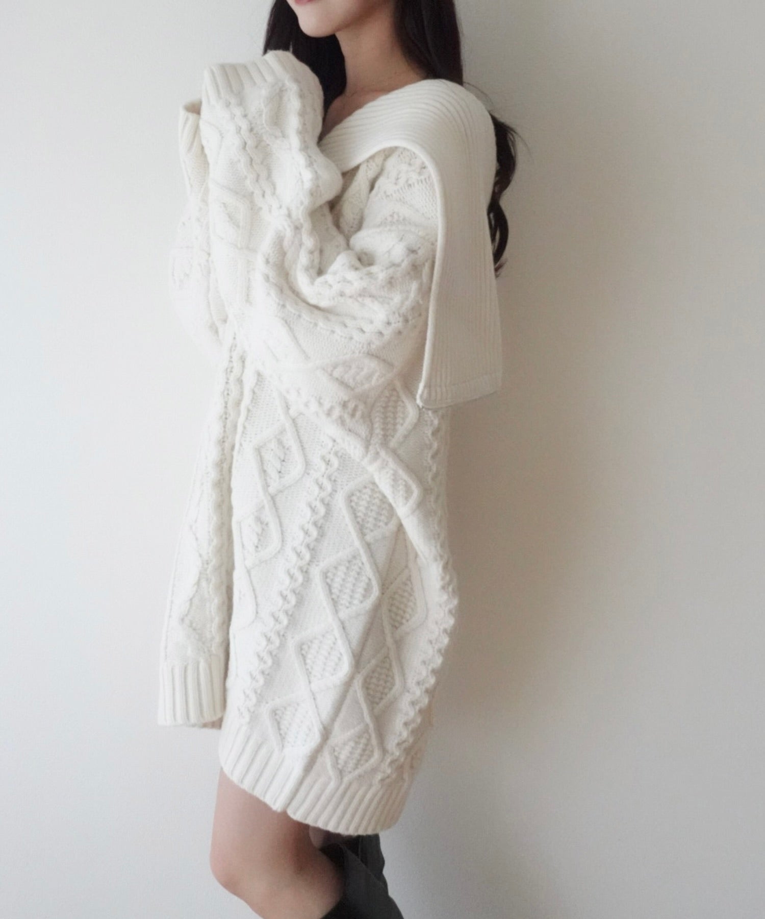 フィッシャーマンオーバーニット