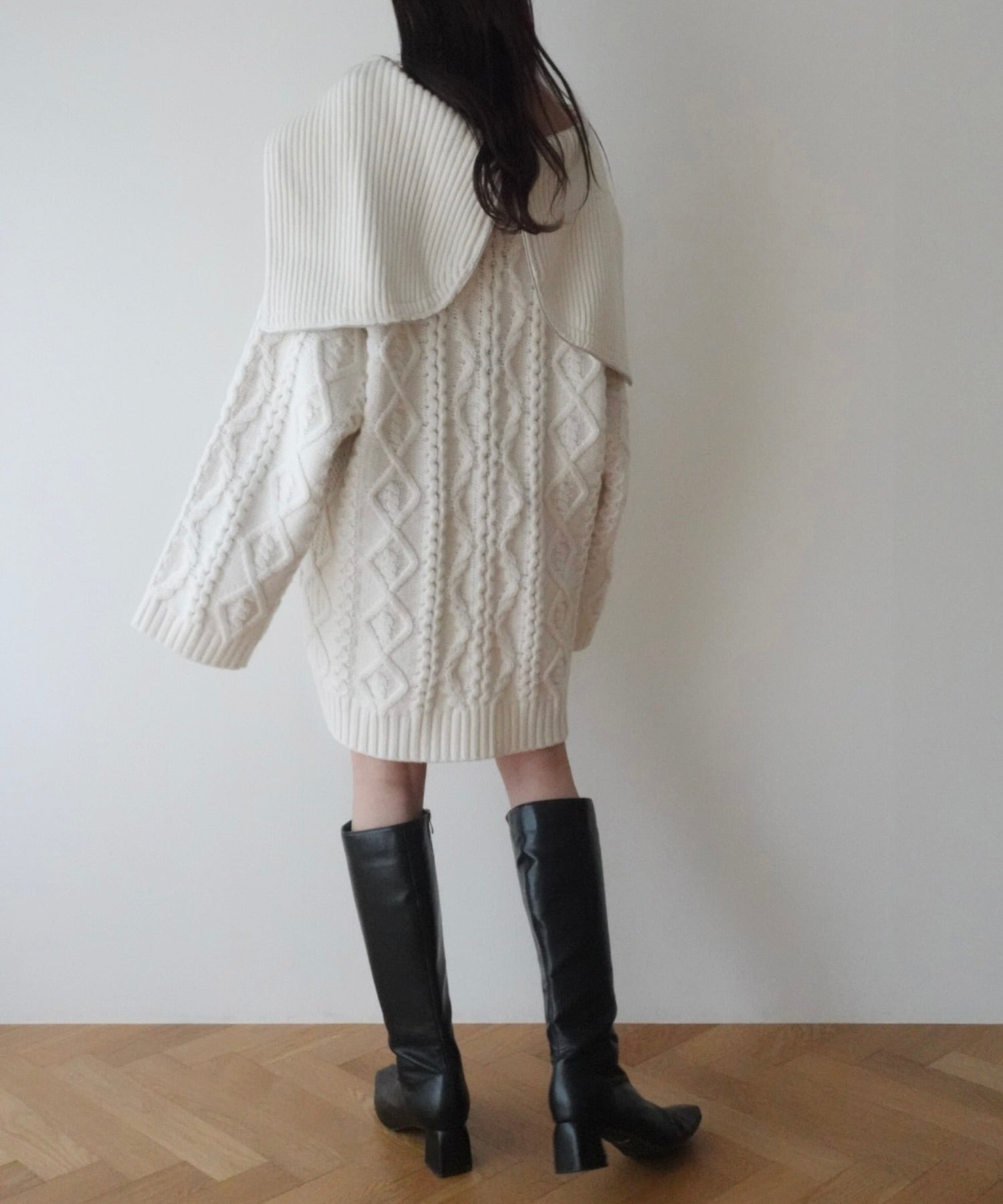 フィッシャーマンオーバーニット