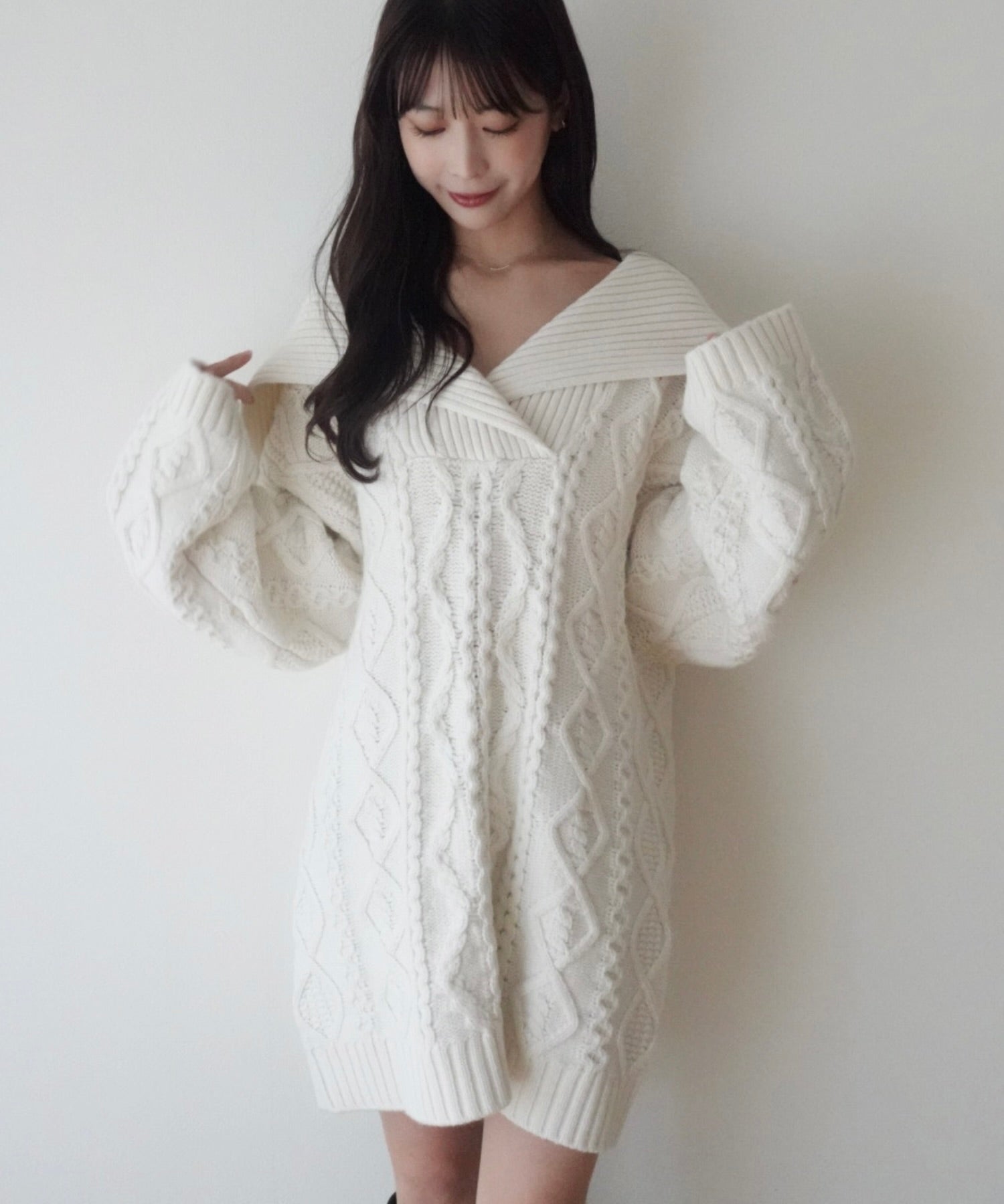 フィッシャーマンオーバーニット