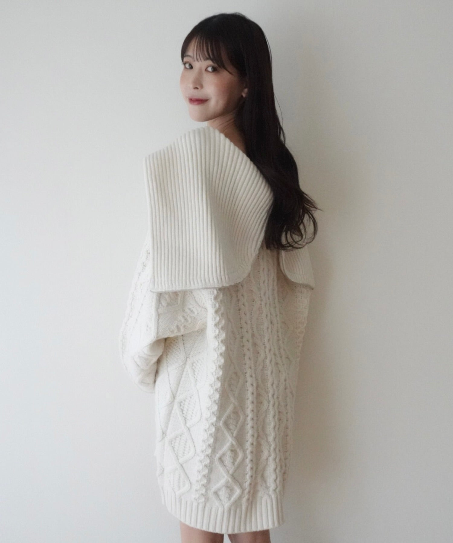 フィッシャーマンオーバーニット