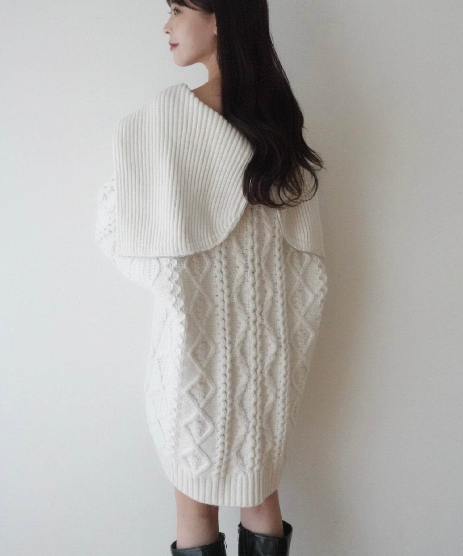 フィッシャーマンオーバーニット