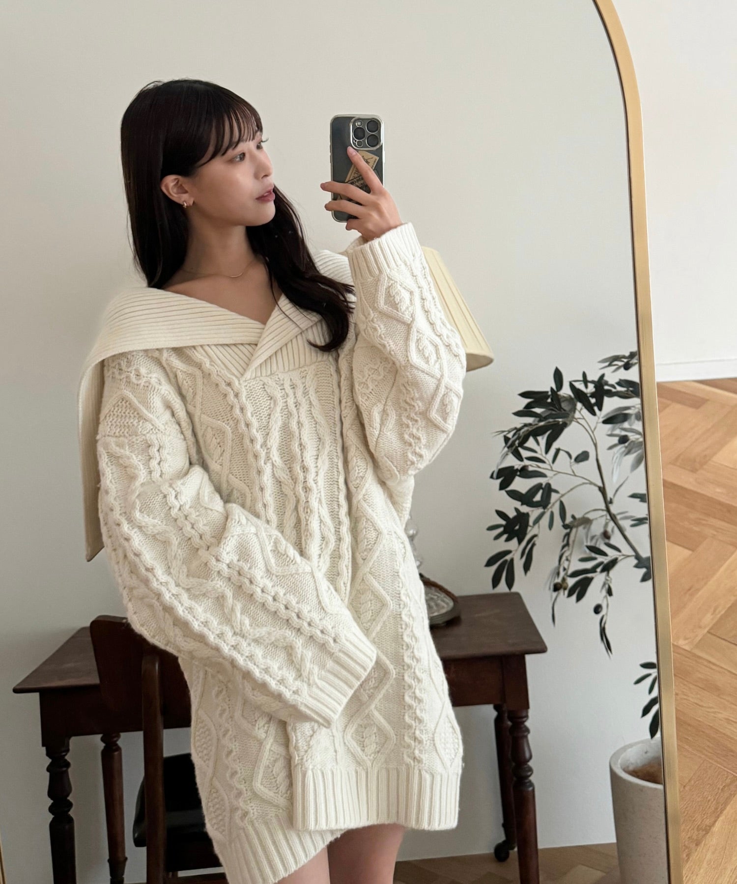 フィッシャーマンオーバーニット