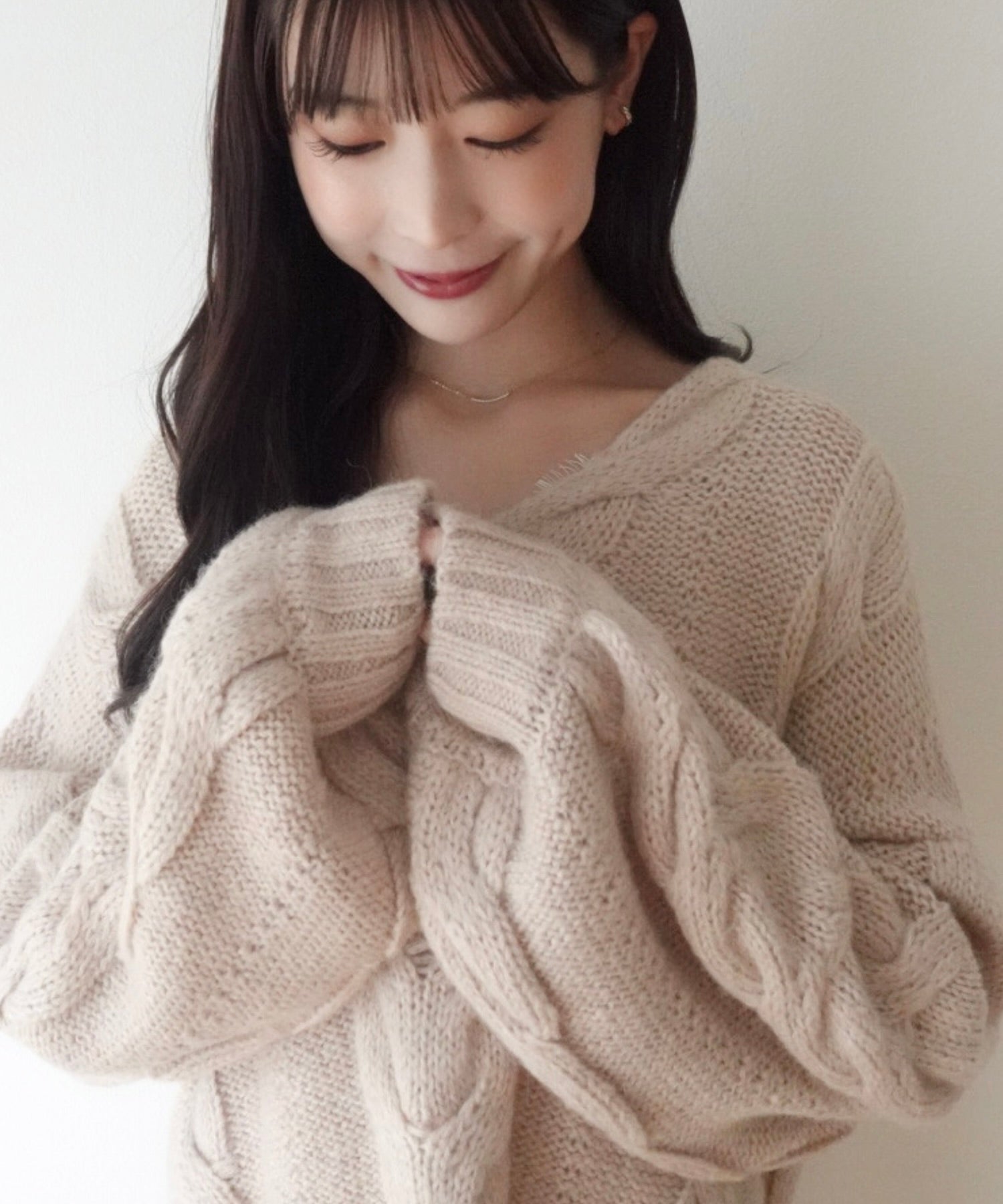 BIG 絞花針織運動衫