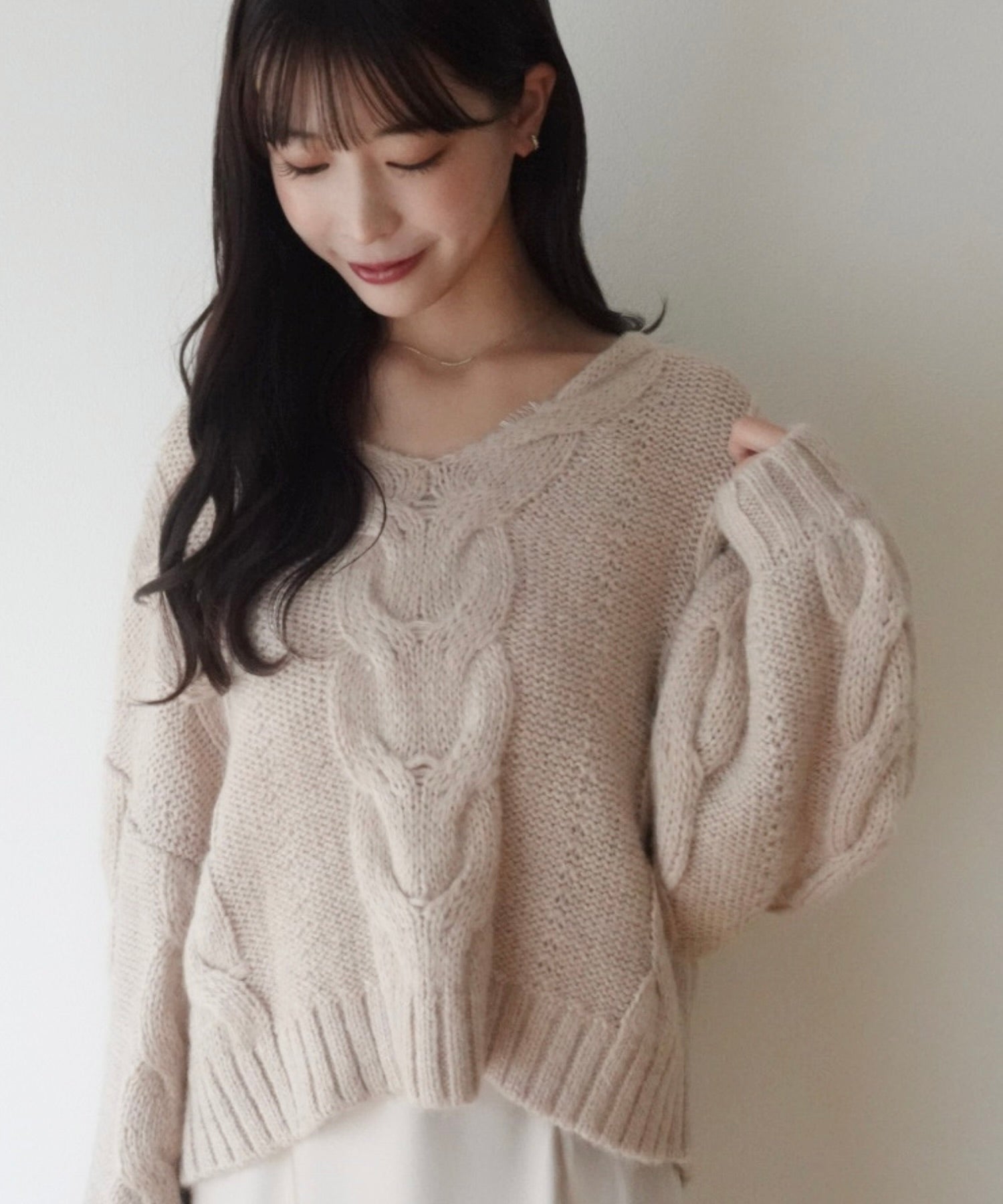 BIG 絞花針織運動衫