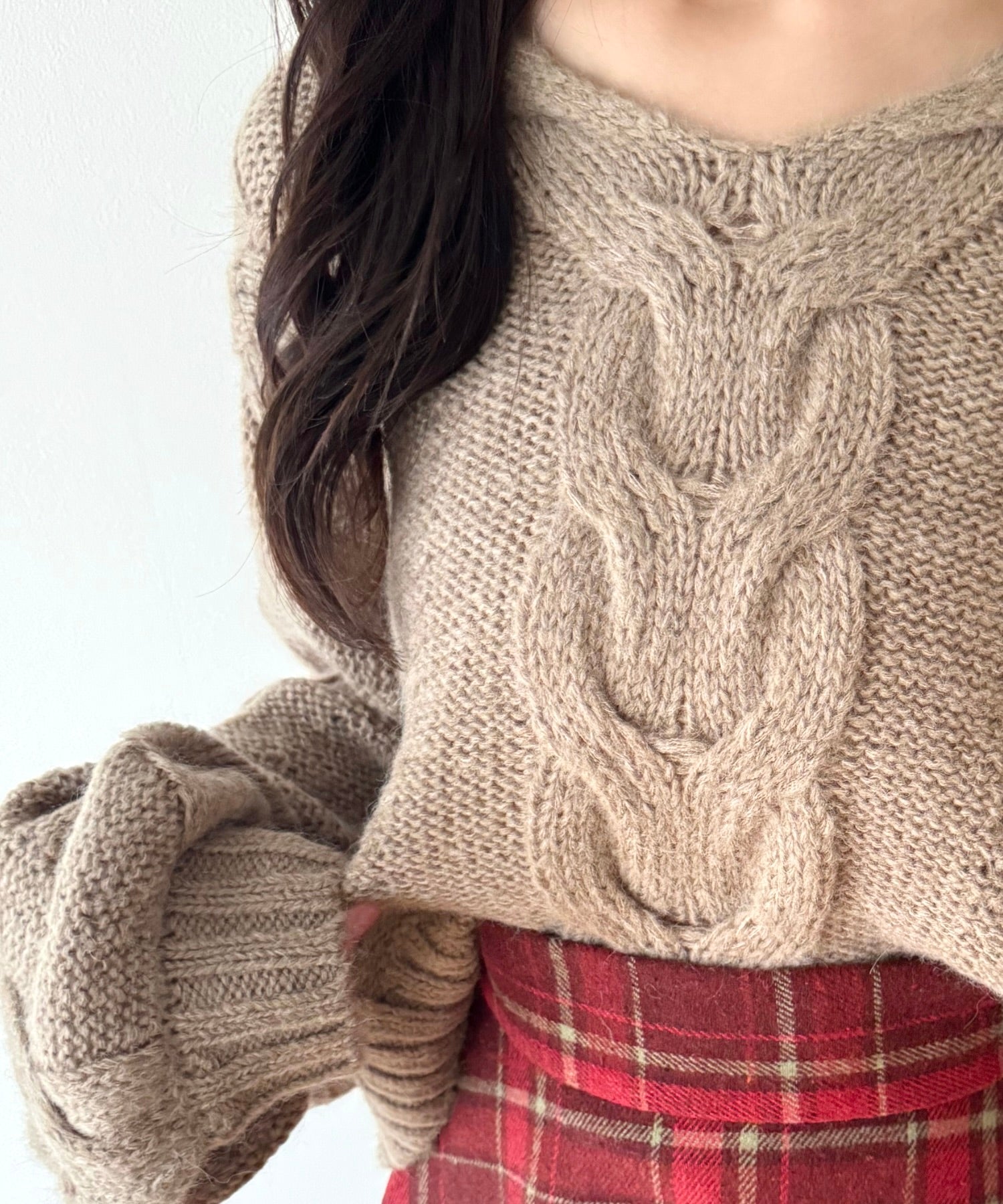 BIG 絞花針織運動衫