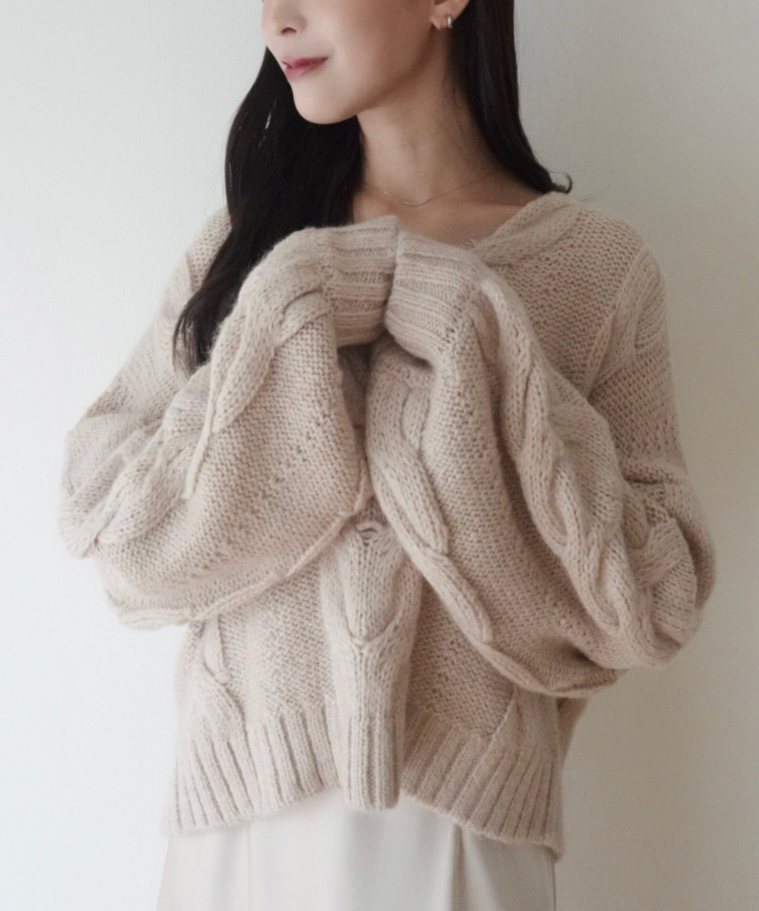 BIG 絞花針織運動衫