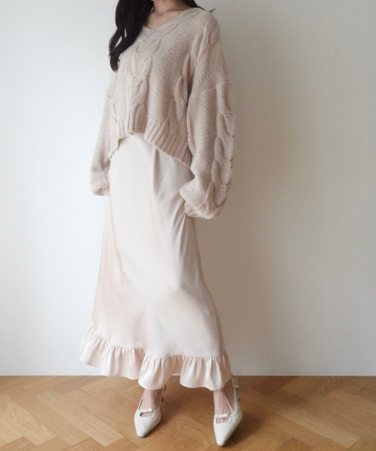 BIG 絞花針織運動衫