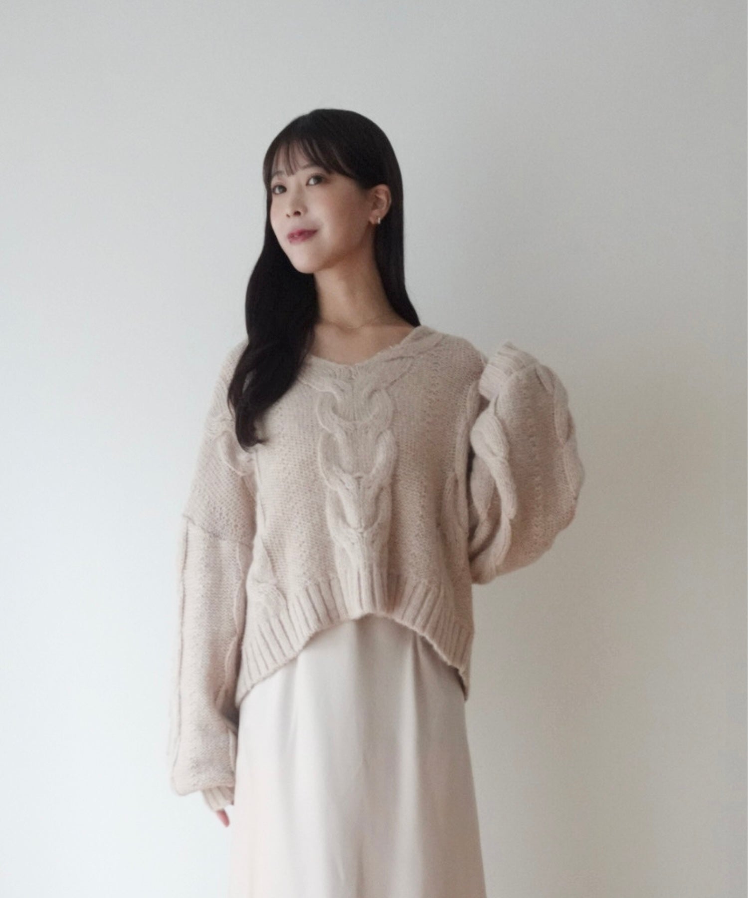 BIG 絞花針織運動衫