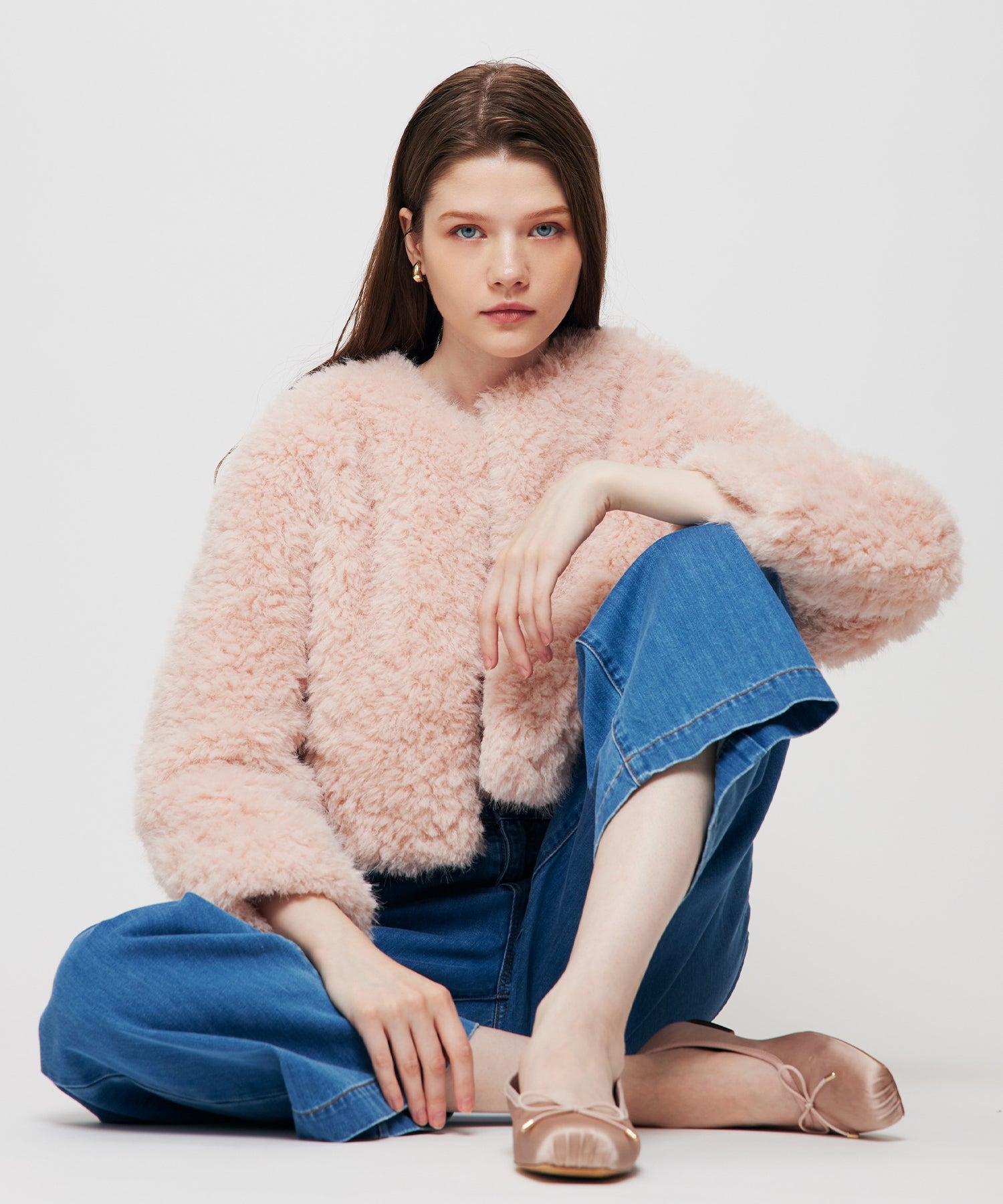 Variation エコファーショートコート