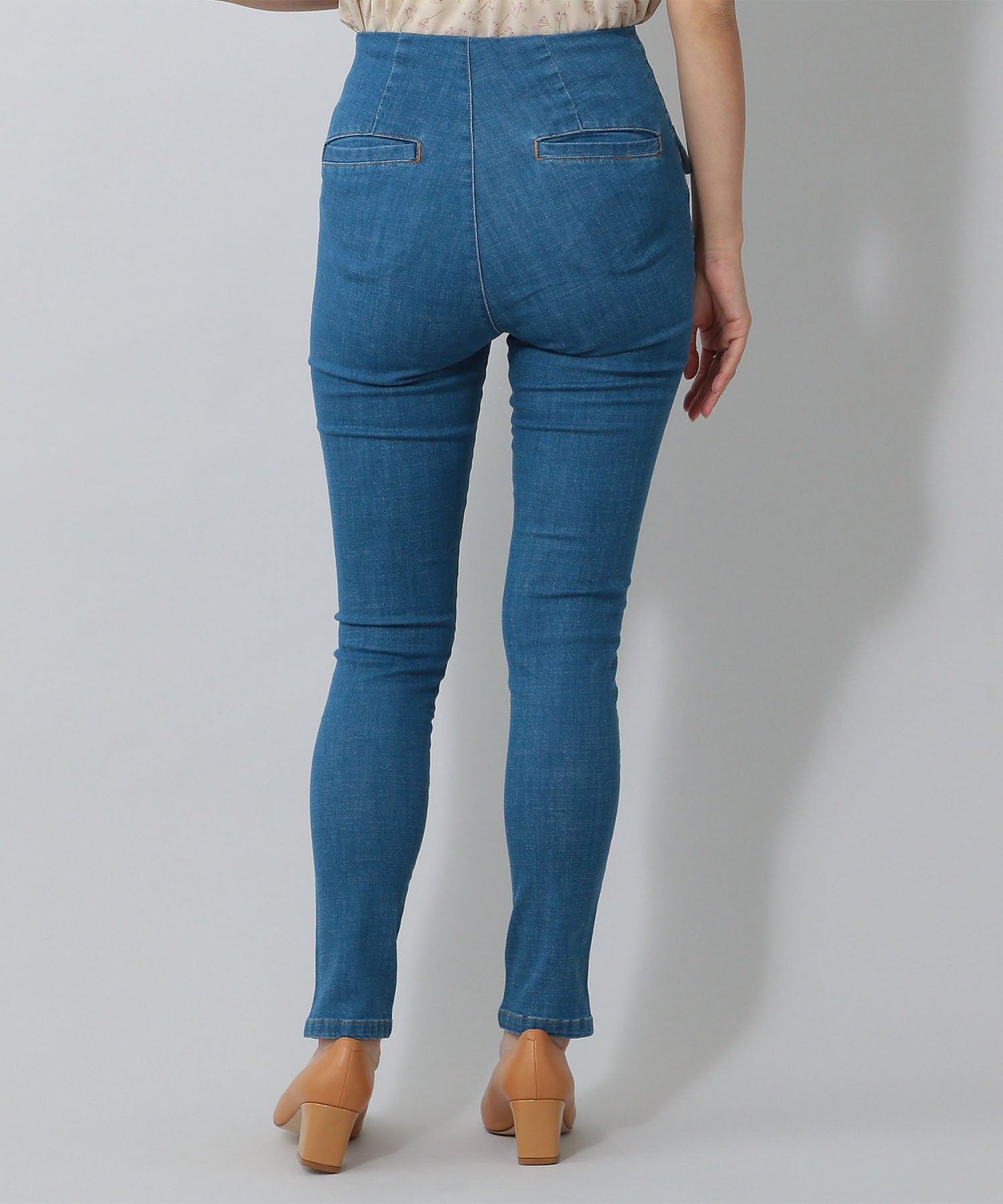 High waist skinny pants