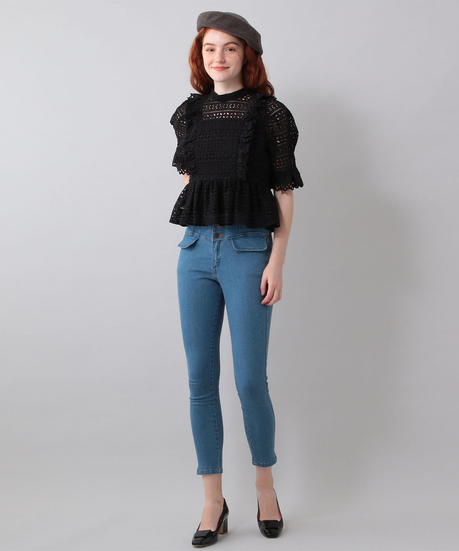 High waist skinny pants