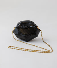 迷你絲帶框架手拿包鏈條包