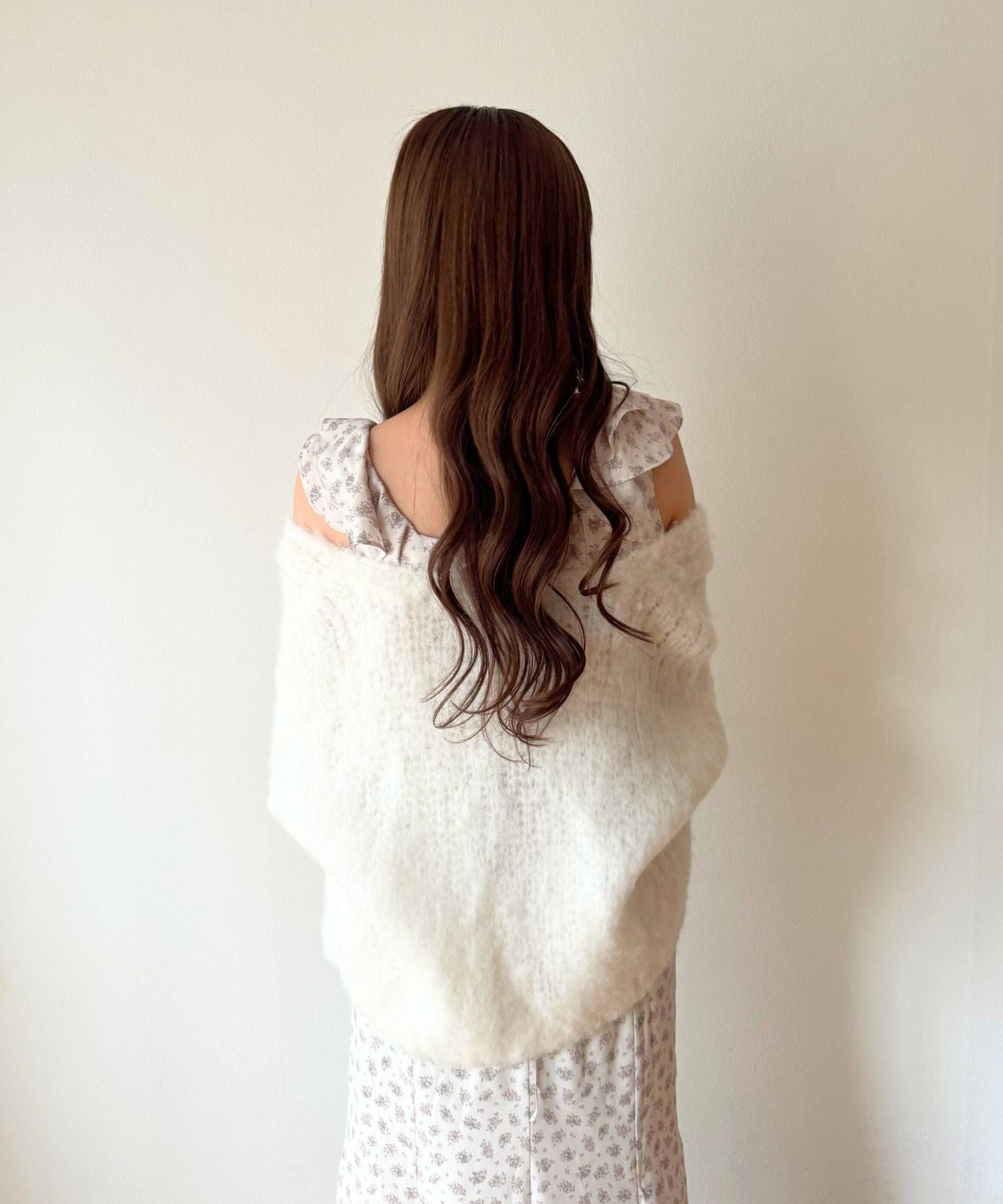 【予約】Alpaca ブラッシュドニットカーディガン