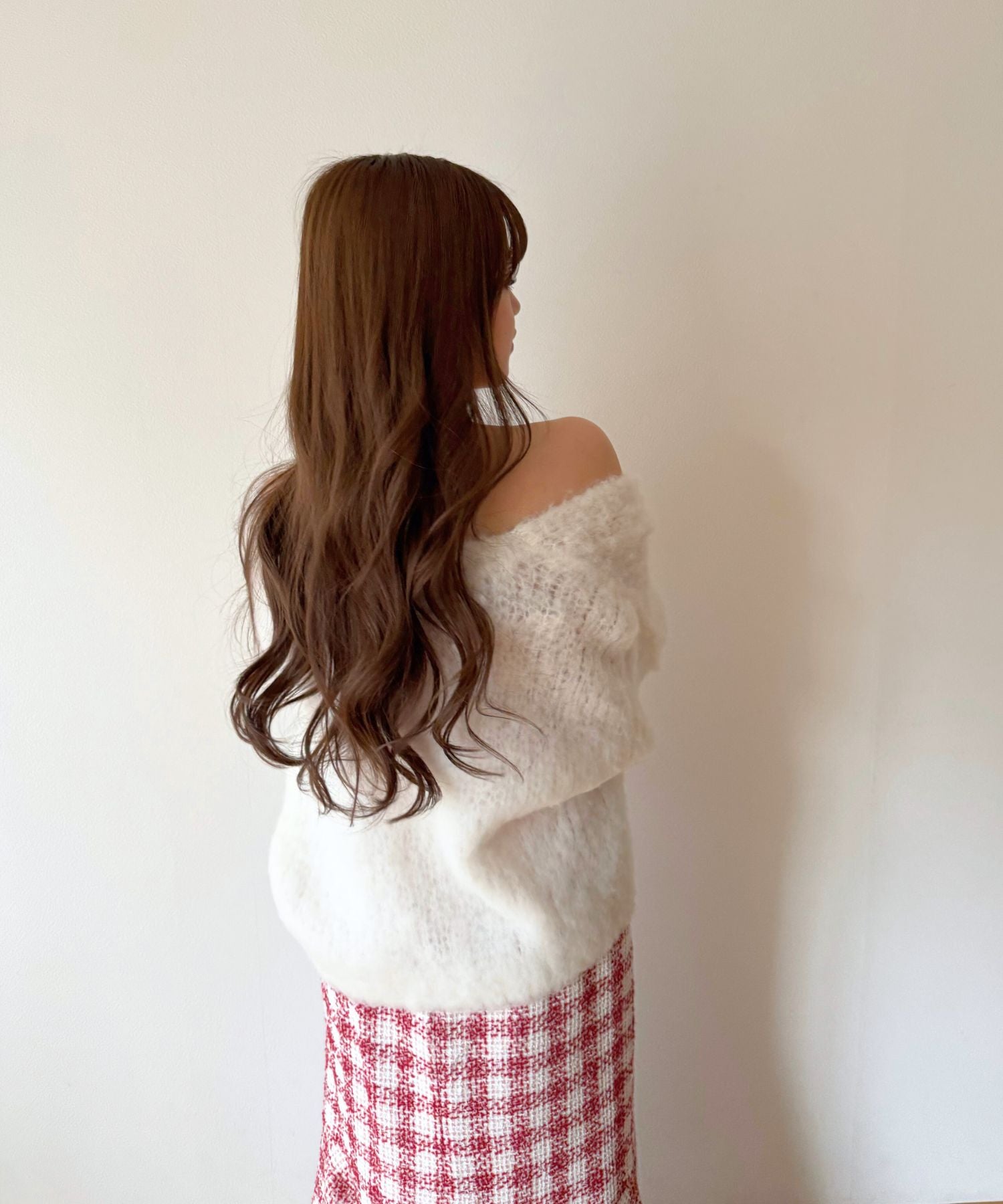 【予約】Alpaca ブラッシュドニットカーディガン