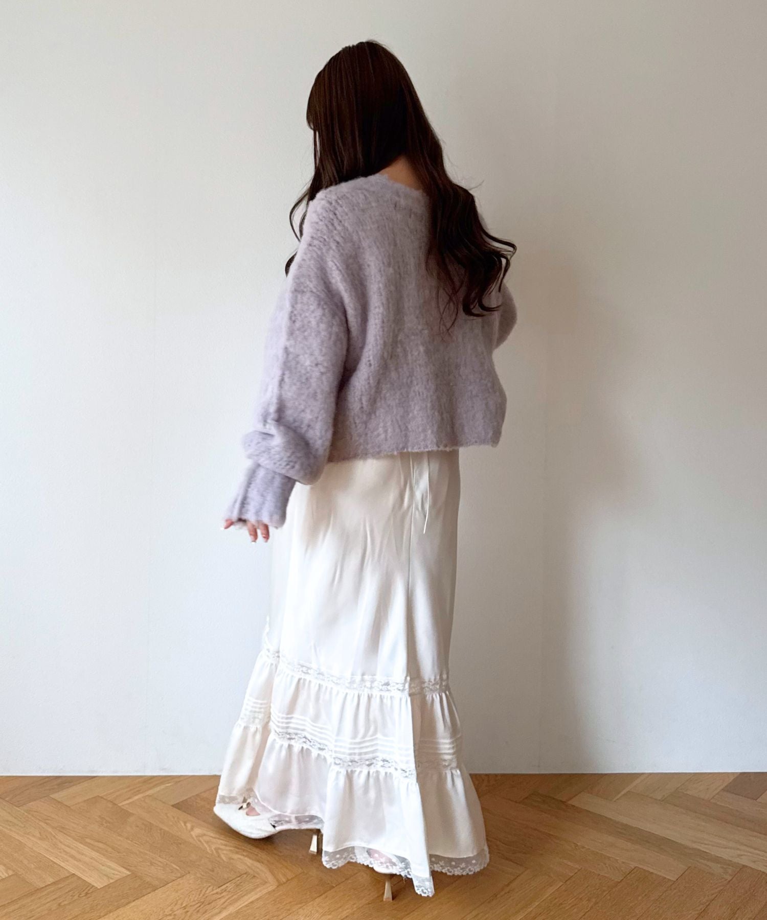 【予約】Alpaca ブラッシュドニットプルオーバー