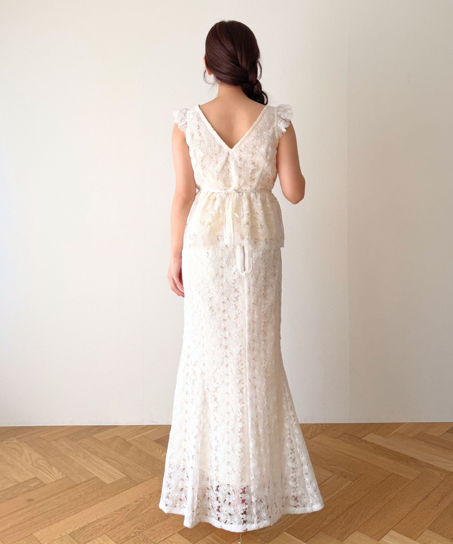 ケミカルレースブラウス