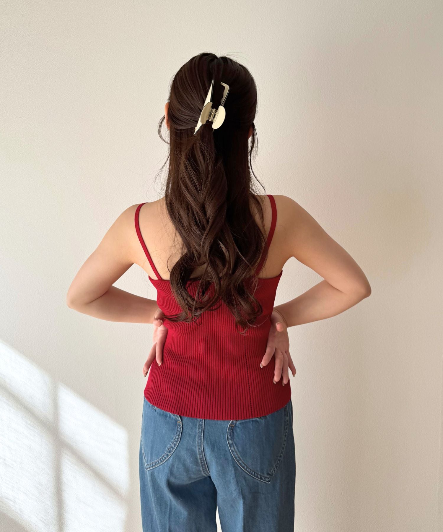 キャミセットアイレットカーディガン