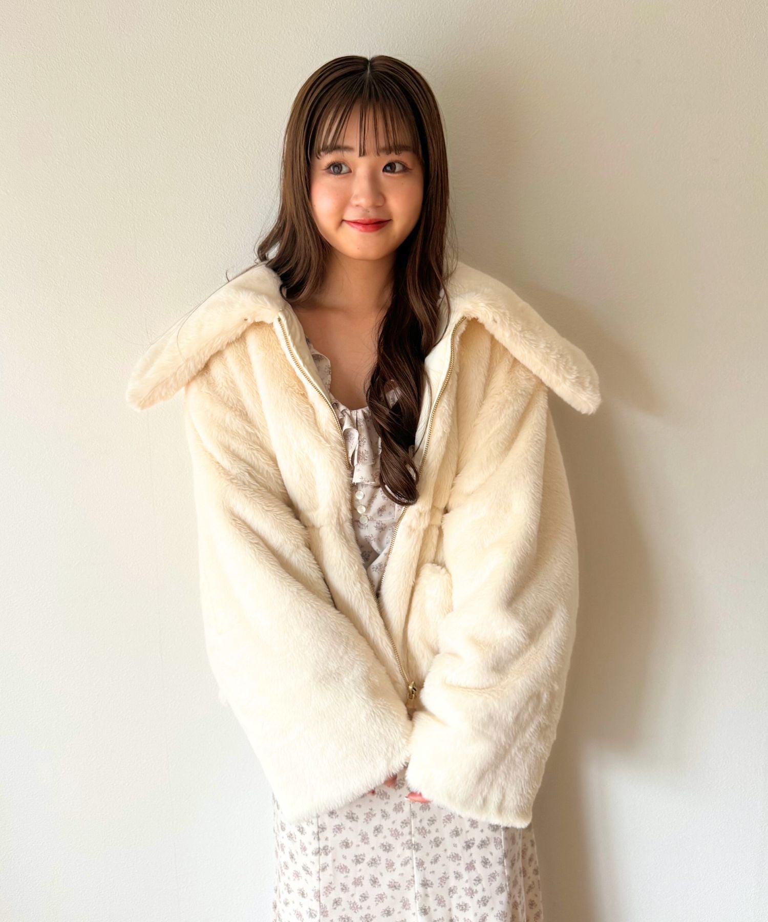 【予約】エコファーリバーシブルパファーコート