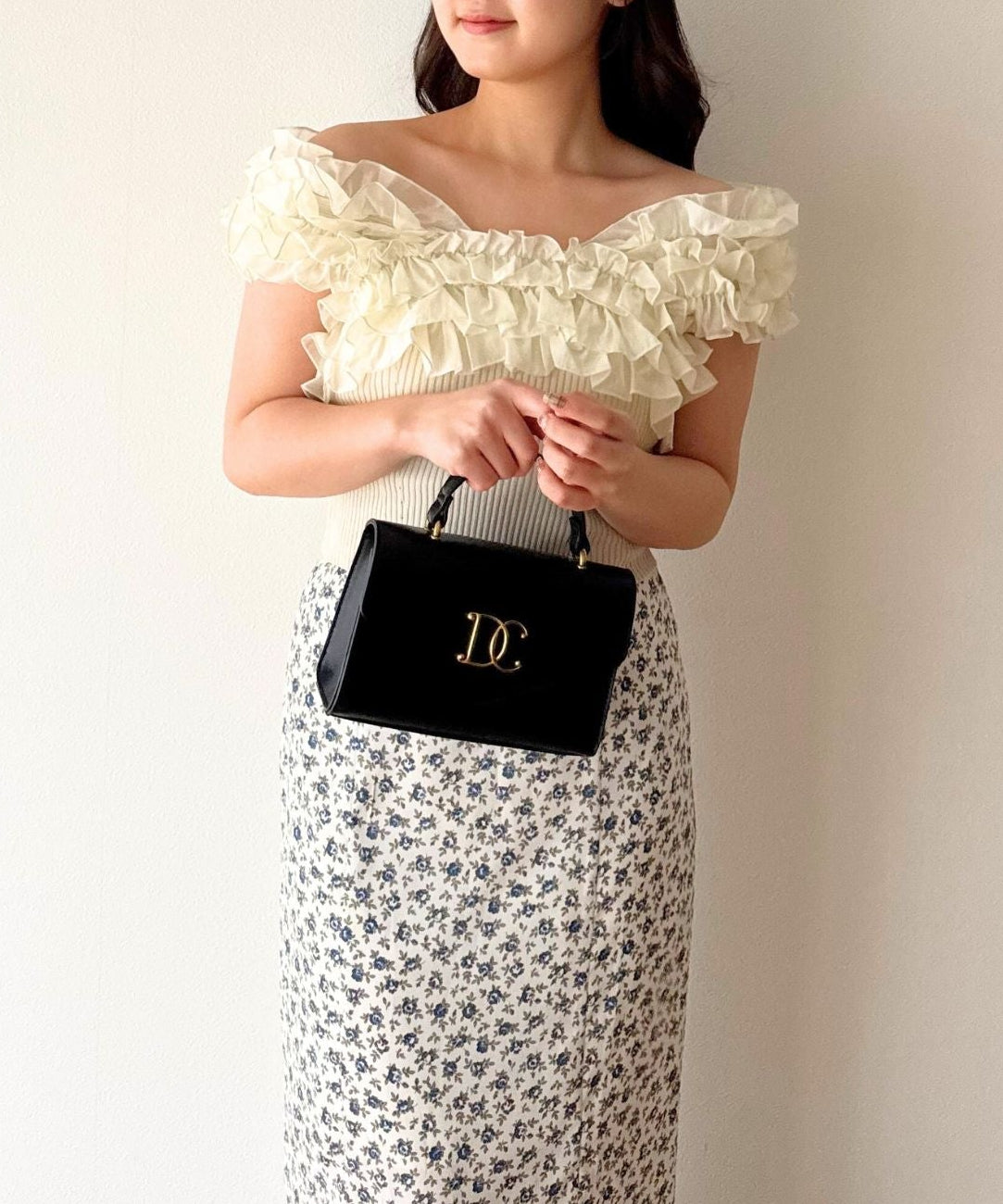 フリル2wayオフショルニット