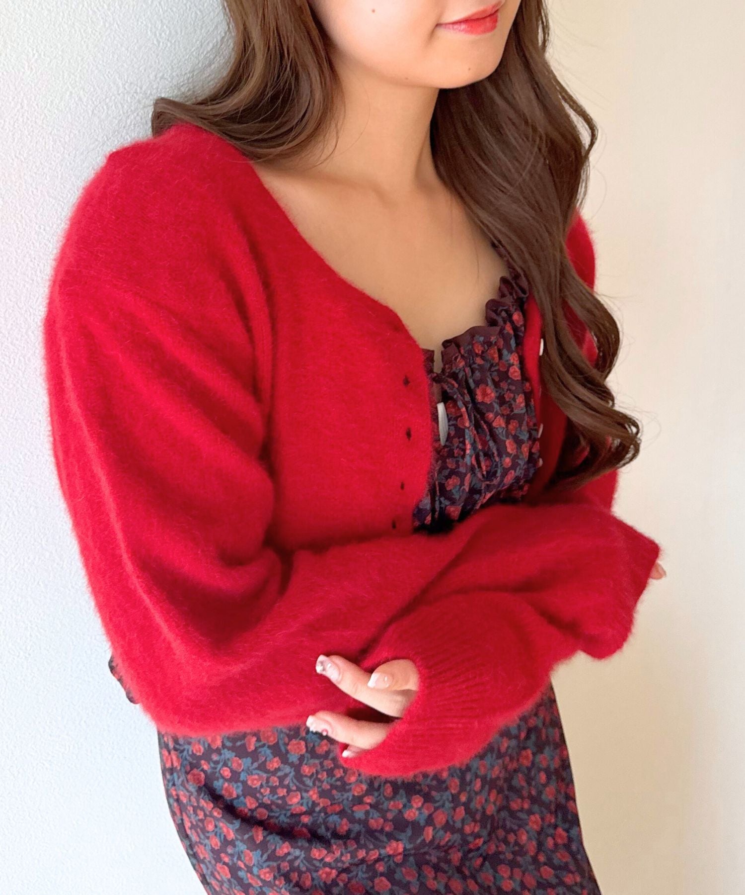 Fox blend キャミセットカーディガン