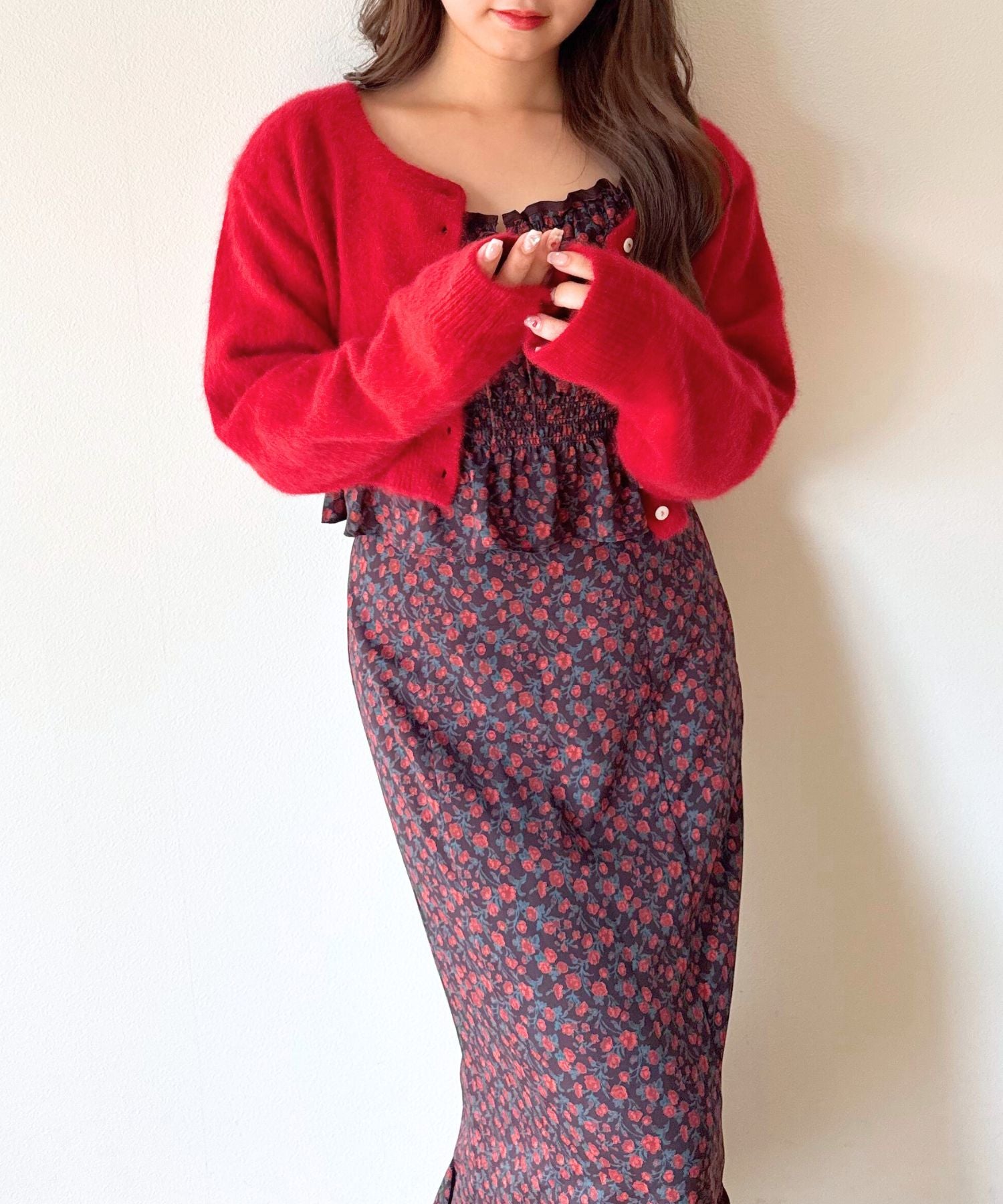 Fox blend キャミセットカーディガン