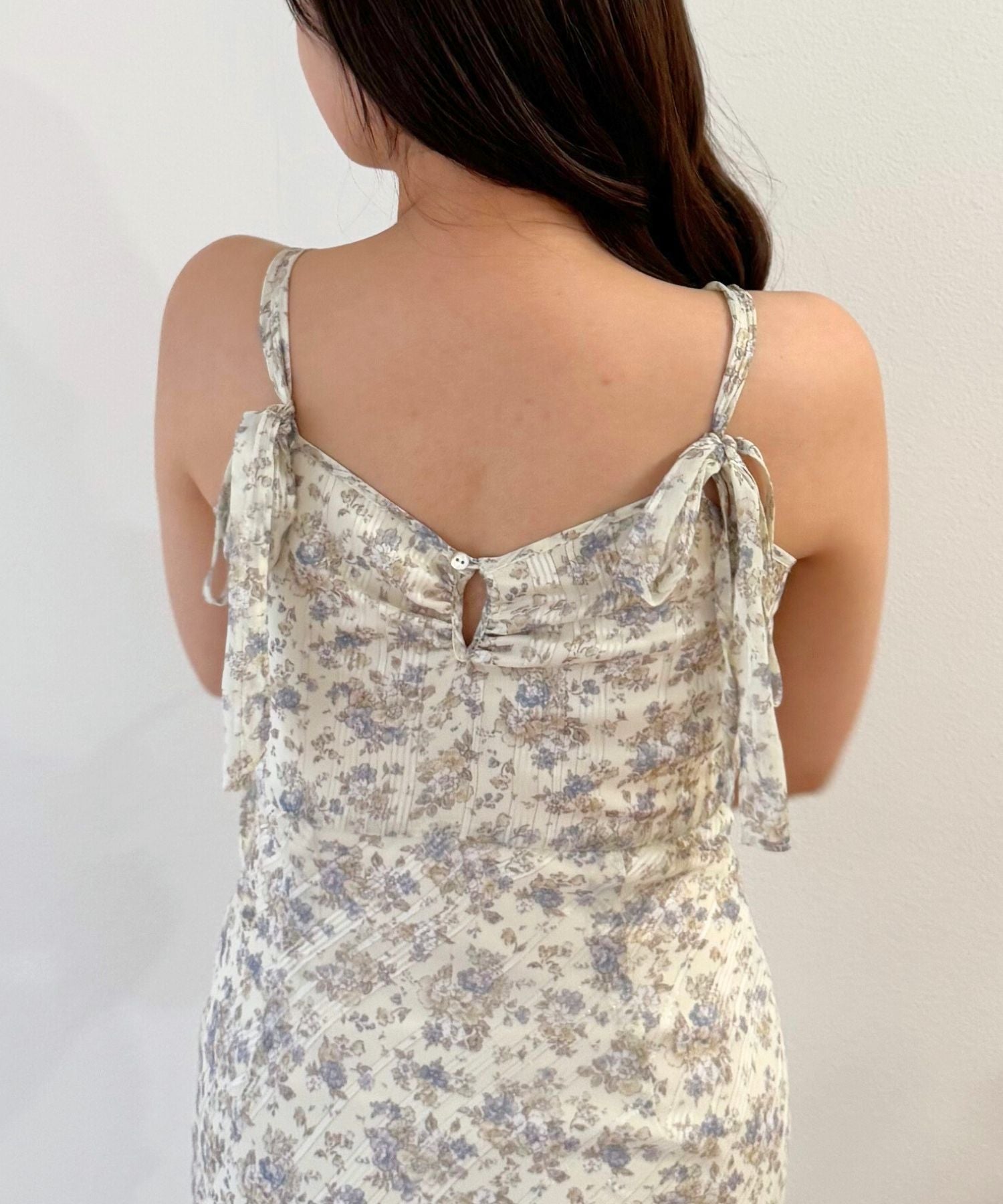 【予約】フルールラメシフォンキャミドレス