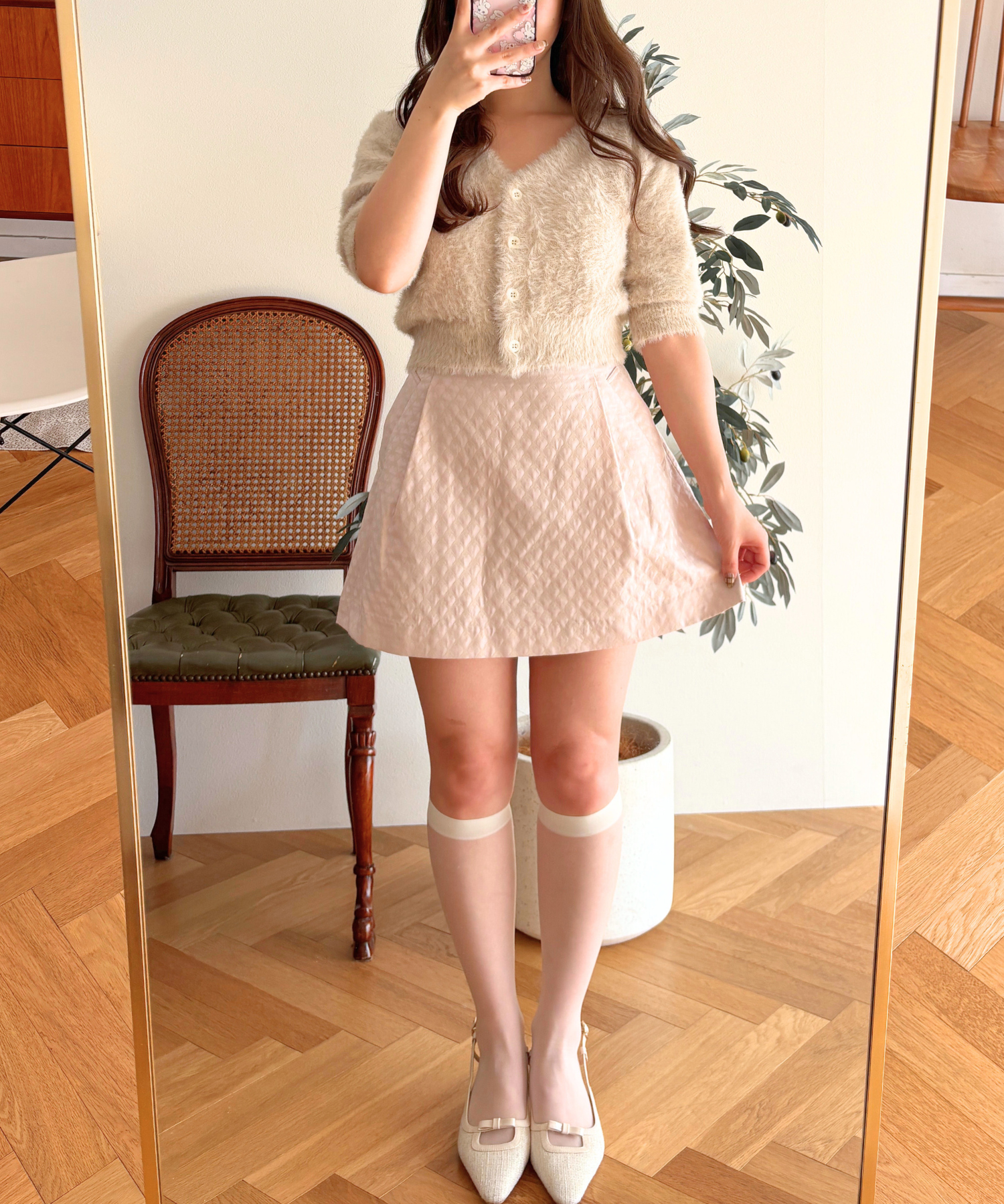 ハートJQタックミニスカート