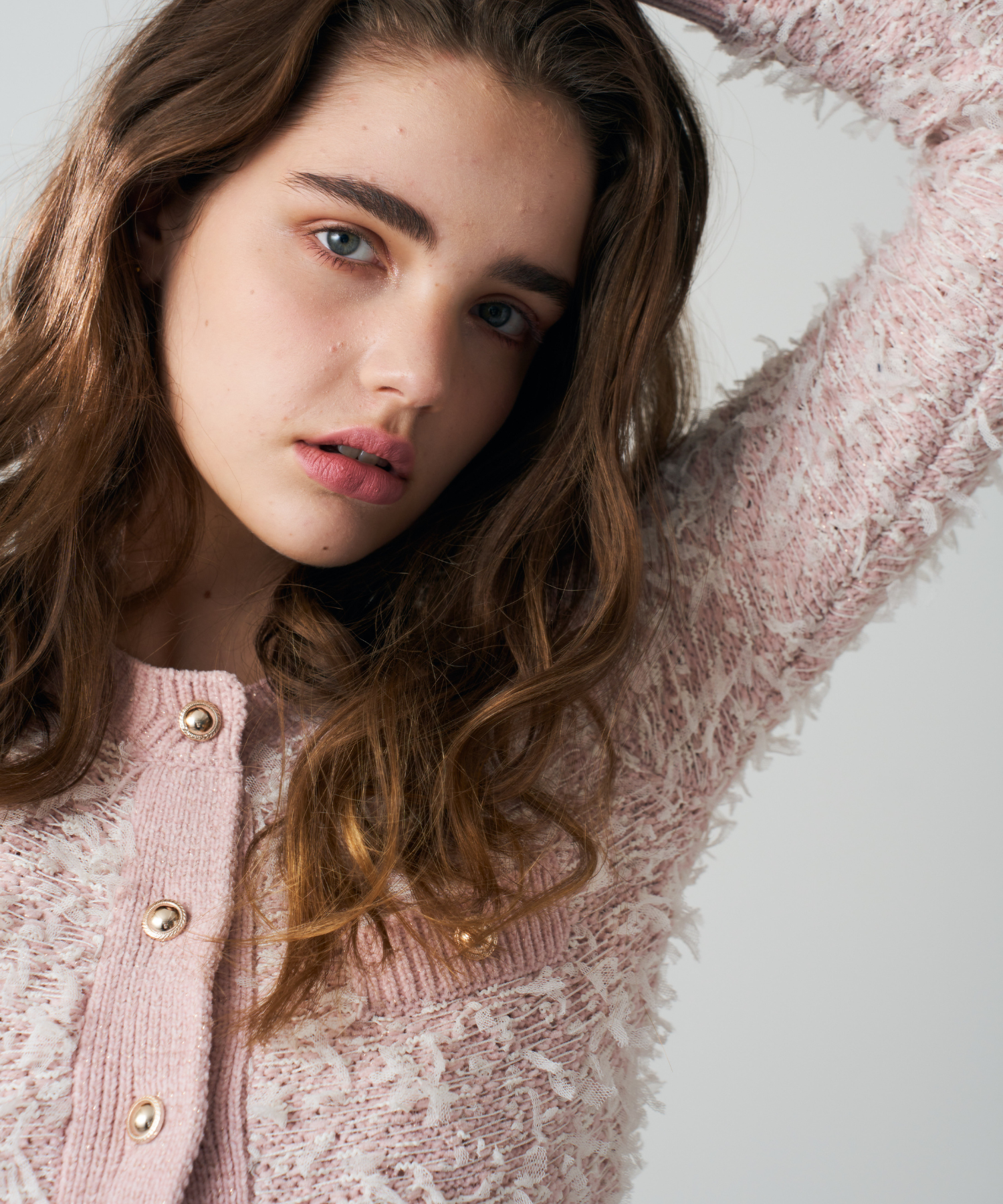 リボンフリンジカーディガン