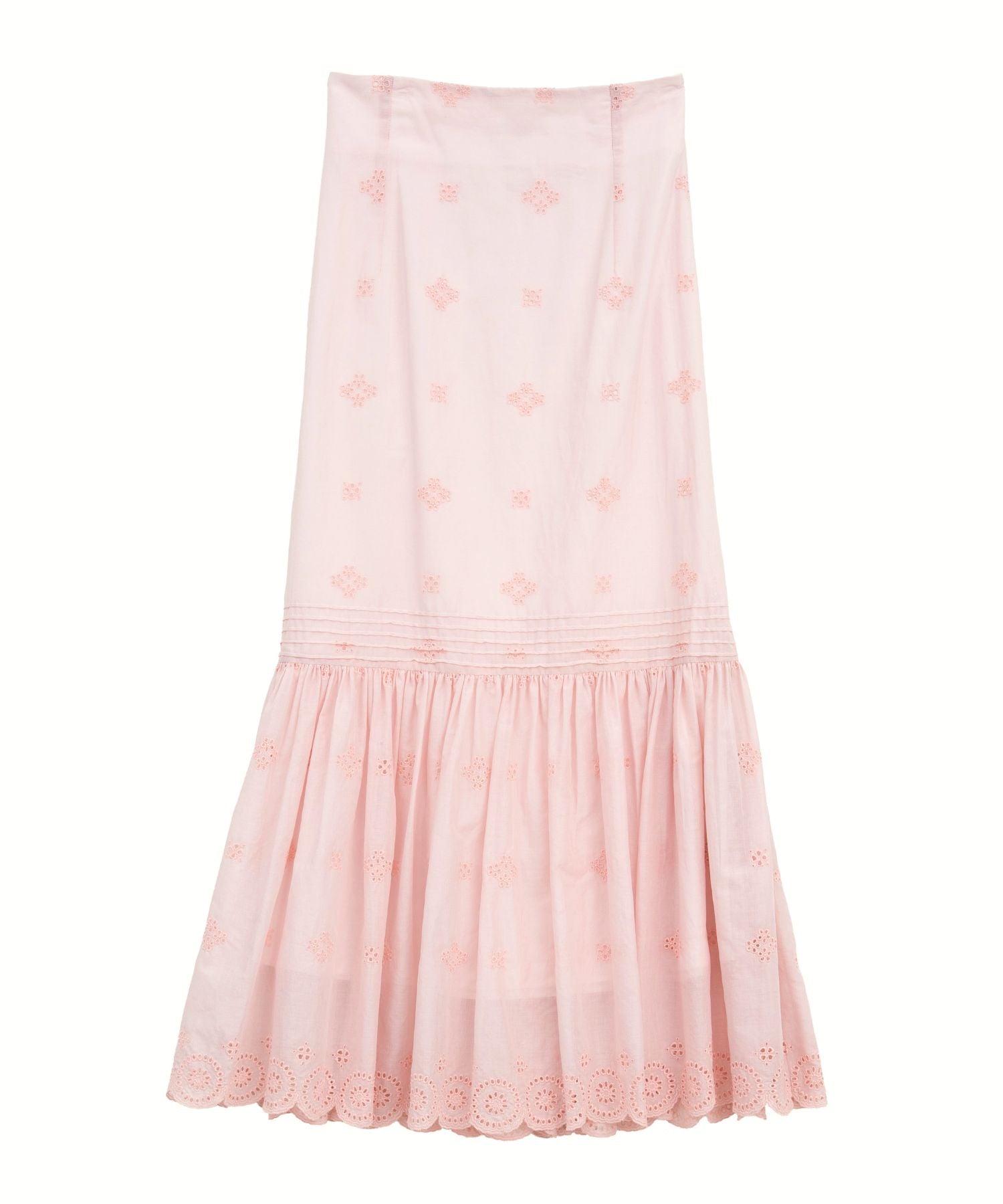 コットンボイルフラワースカート