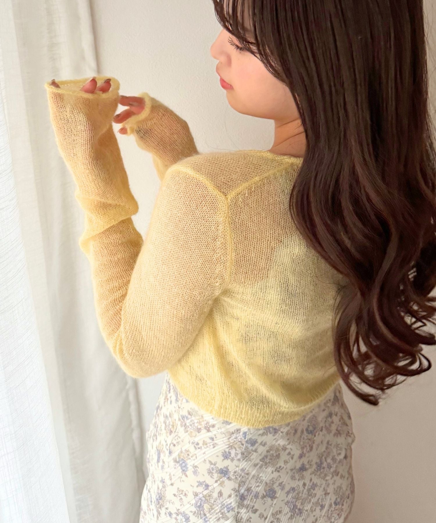 キッドモヘヤシアーカーディガン