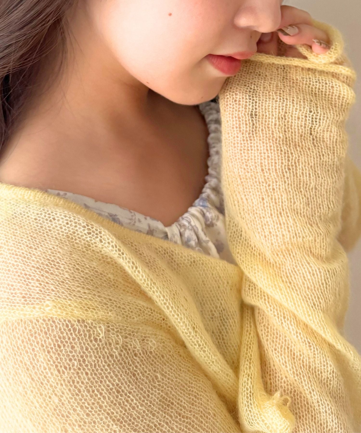 キッドモヘヤシアーカーディガン