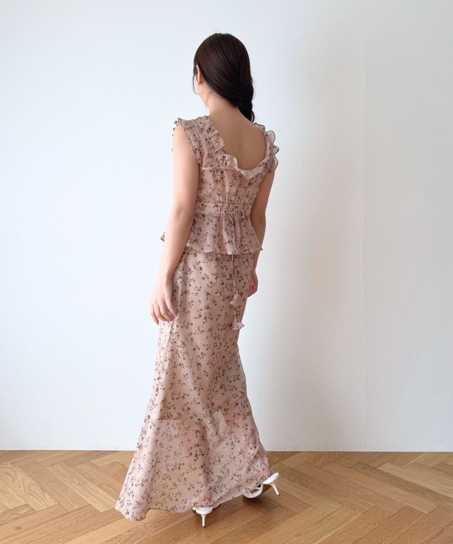 ラメドットフルールブラウス