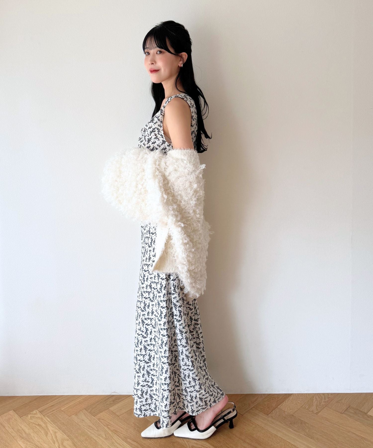 ラメフラッフィ―カーディガン