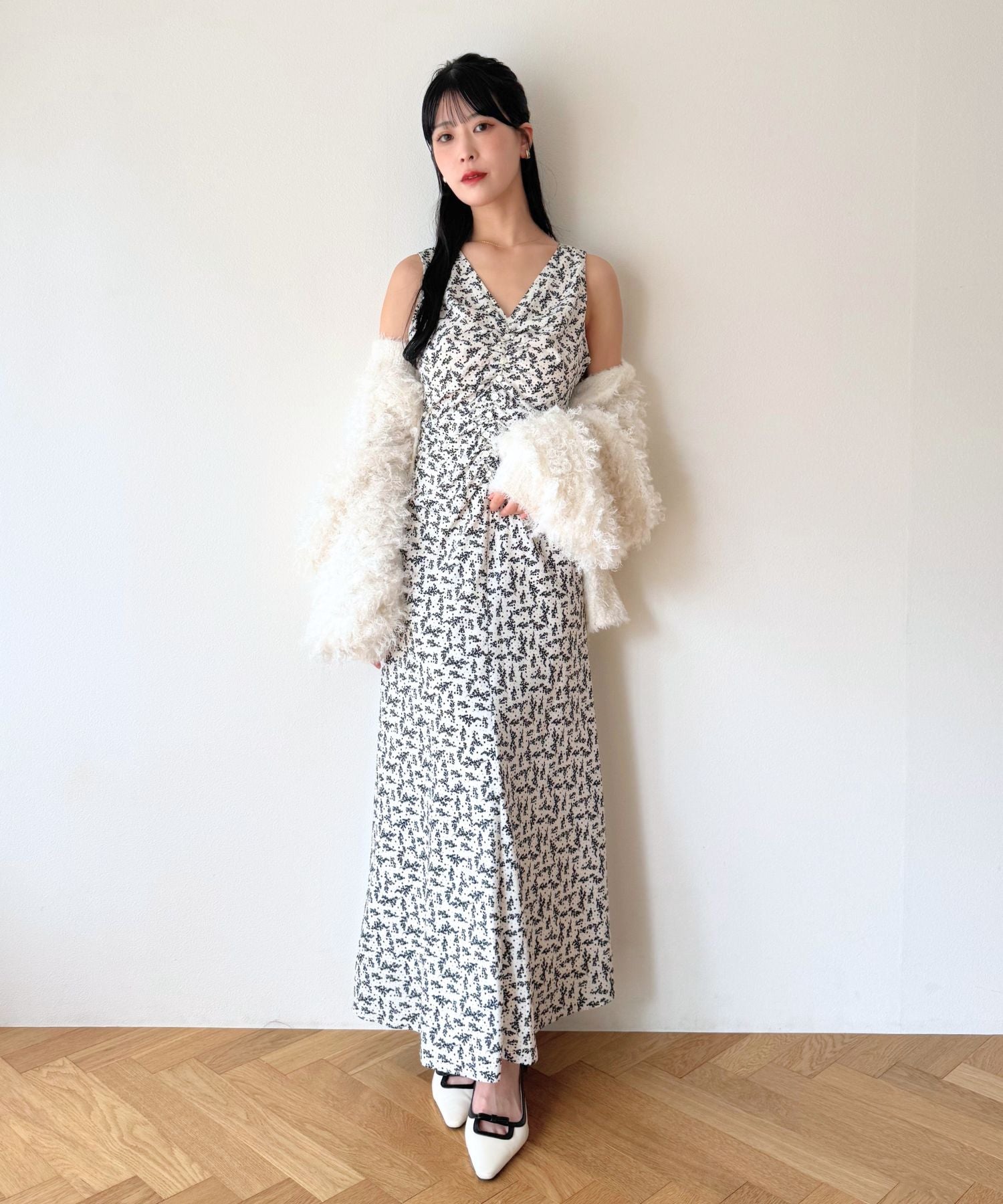 ラメフラッフィ―カーディガン