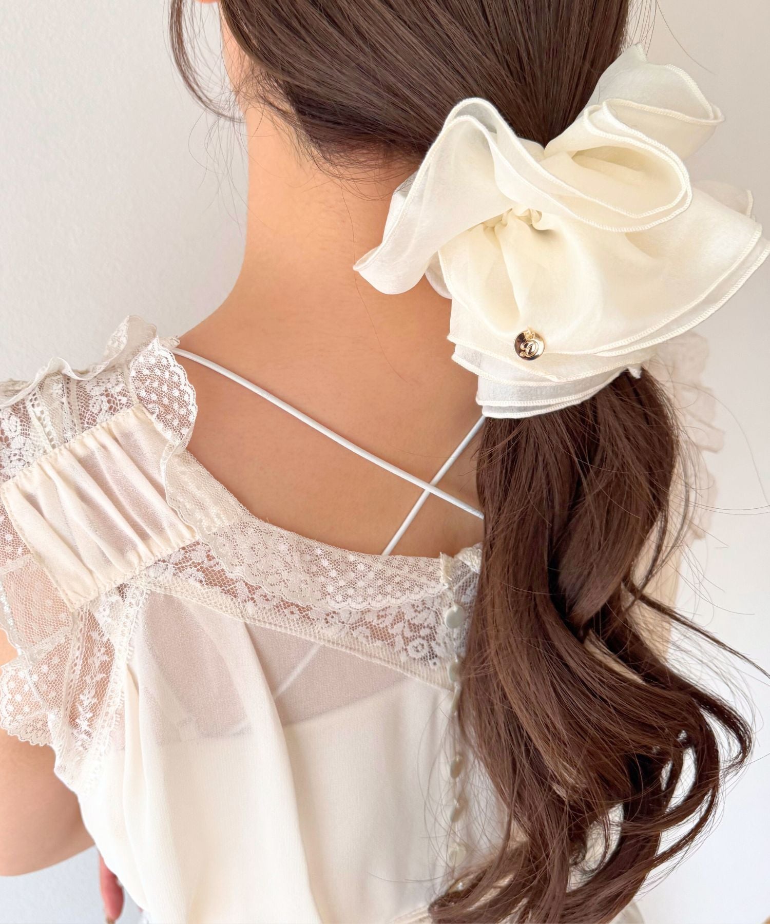 レースMIXバリエブラウス