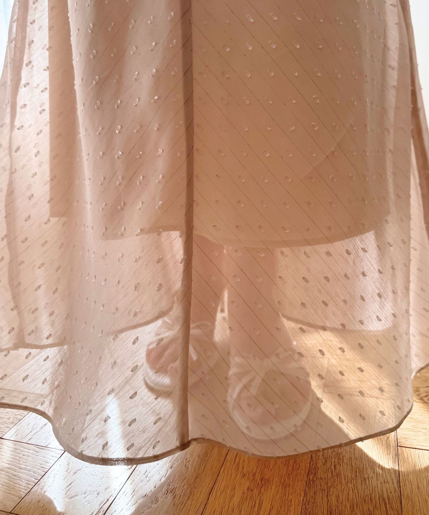 ラメストライプワンピース