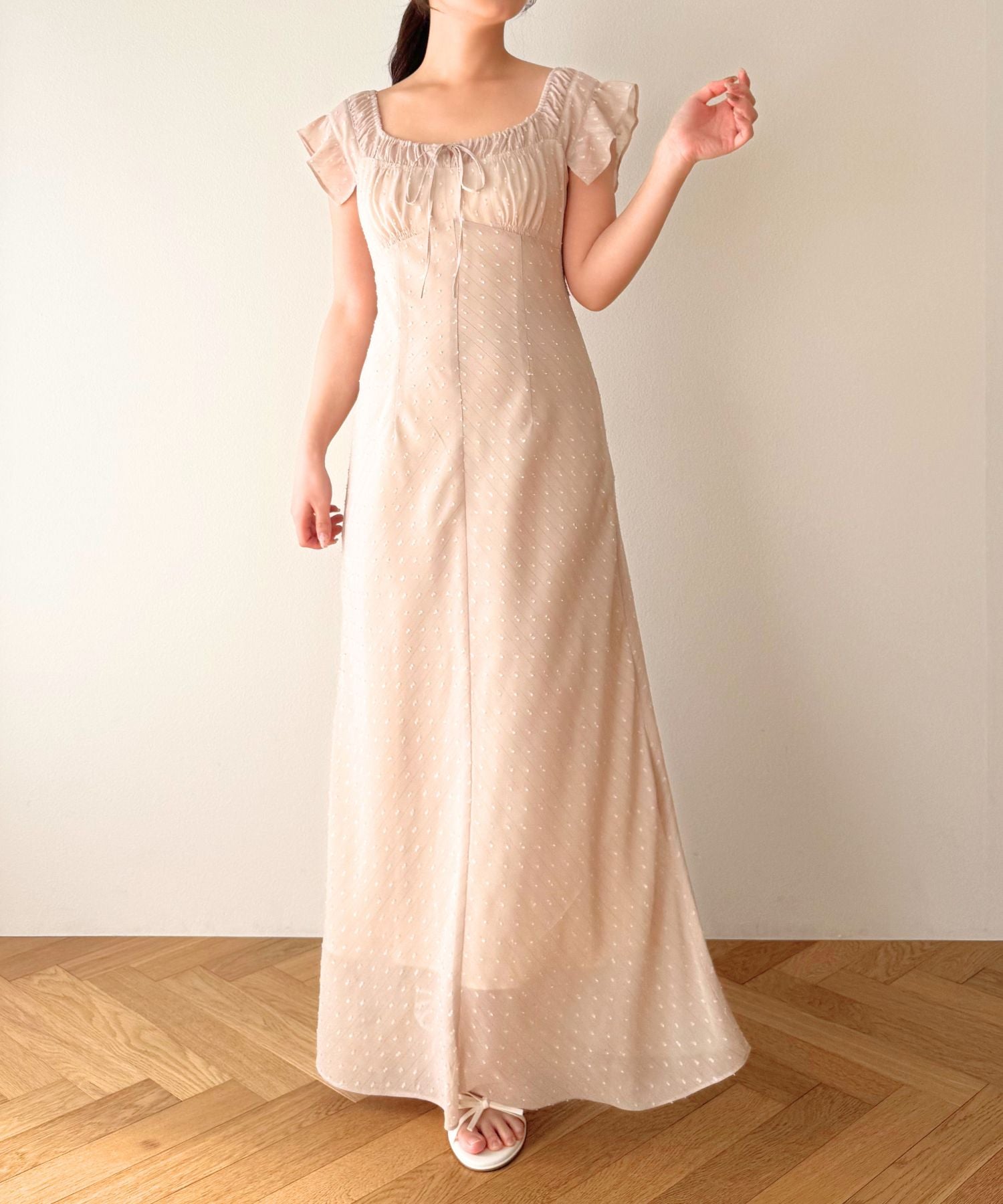 ラメストライプワンピース