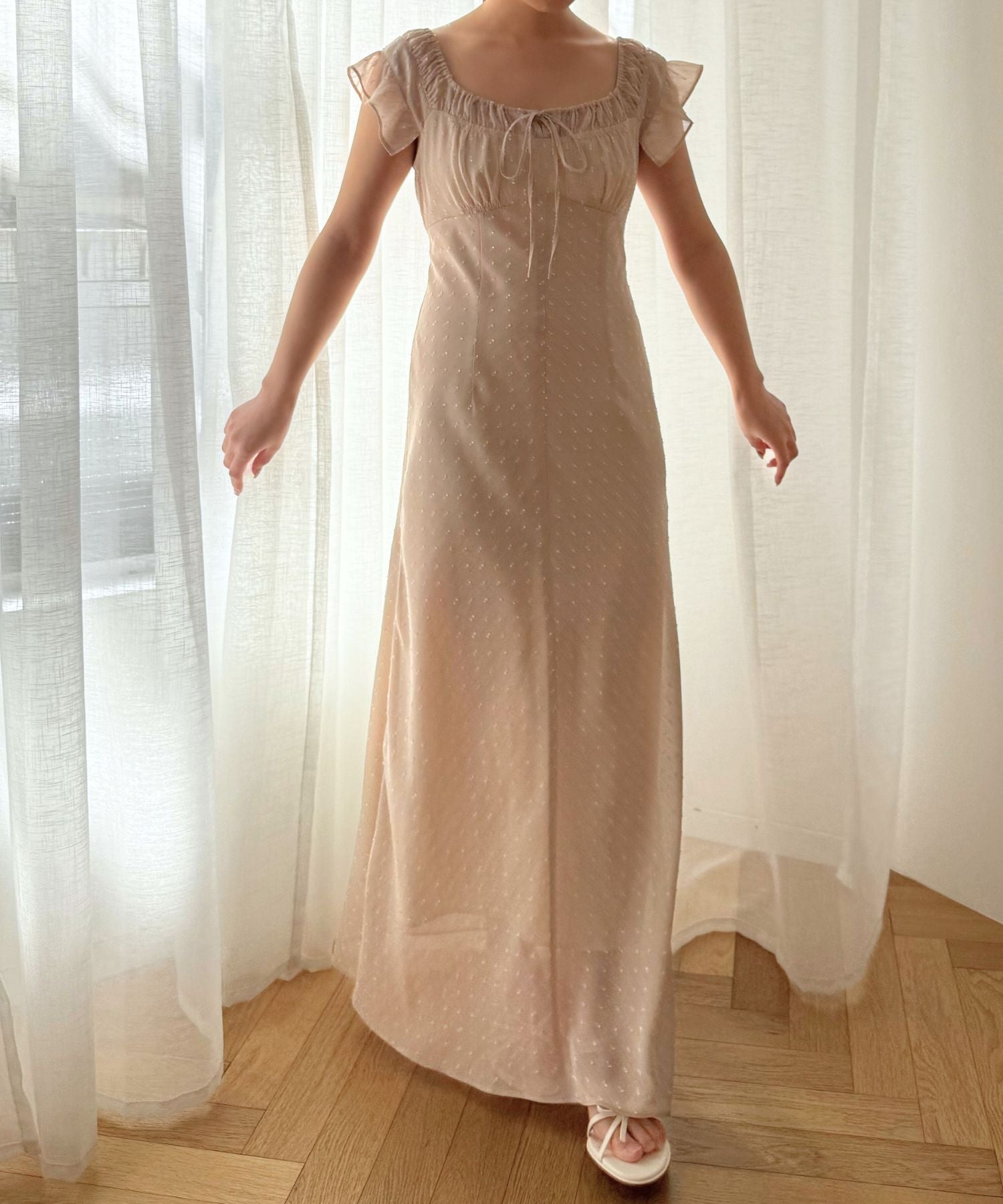 ラメストライプワンピース