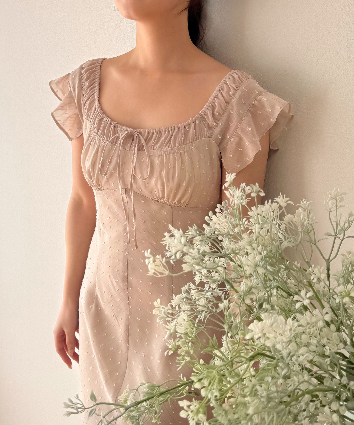 ラメストライプワンピース