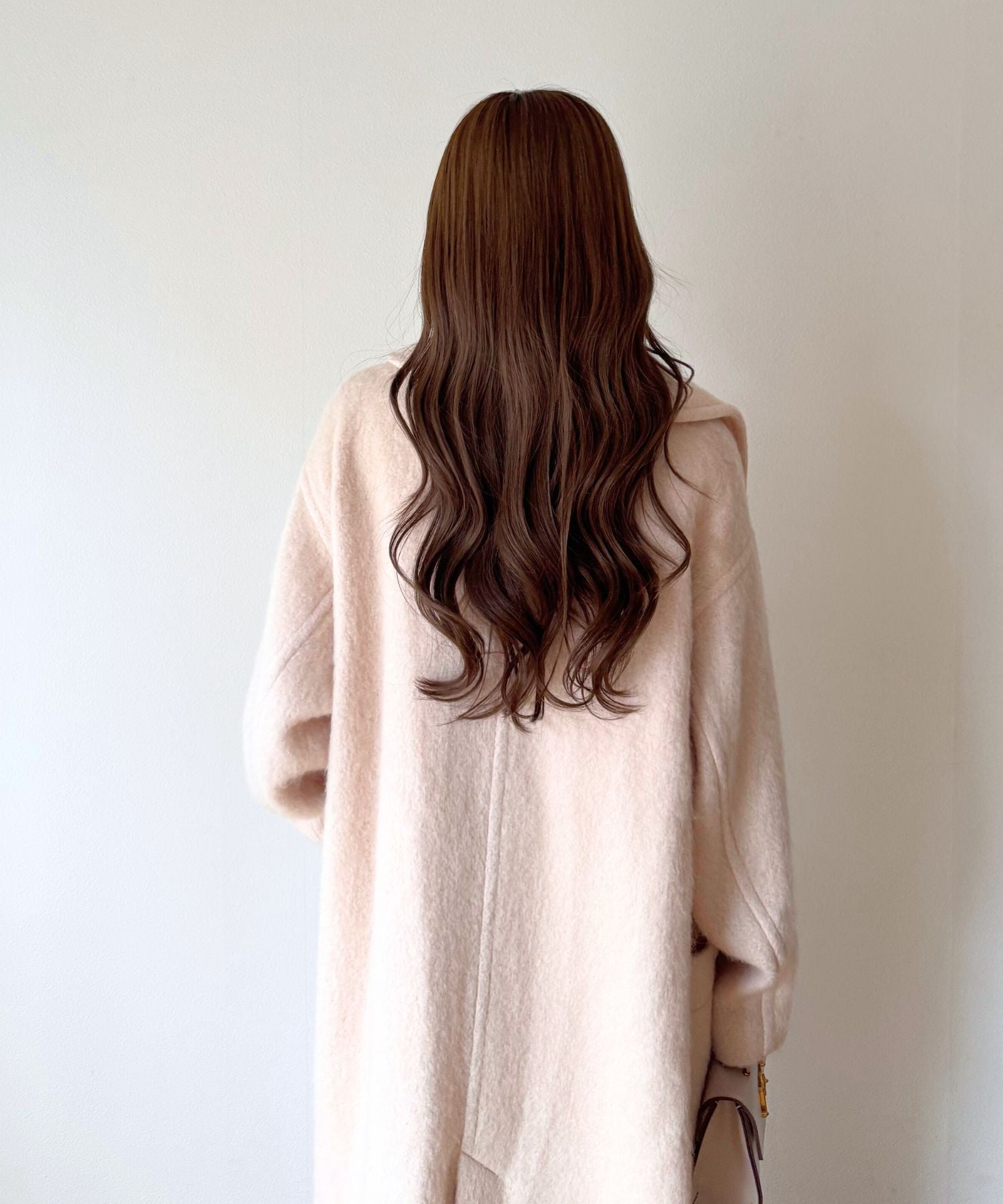 モヘヤシャギーステンカラーコート