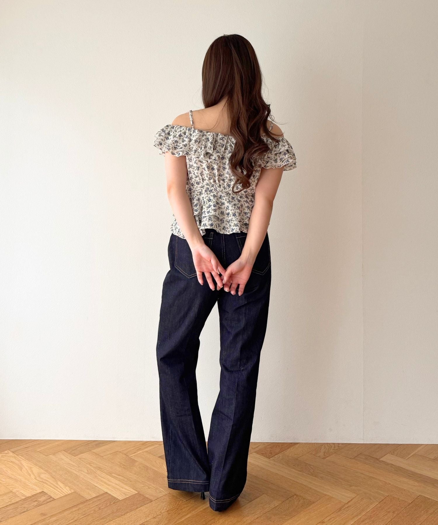 【予約】パッチポケットデニムパンツ