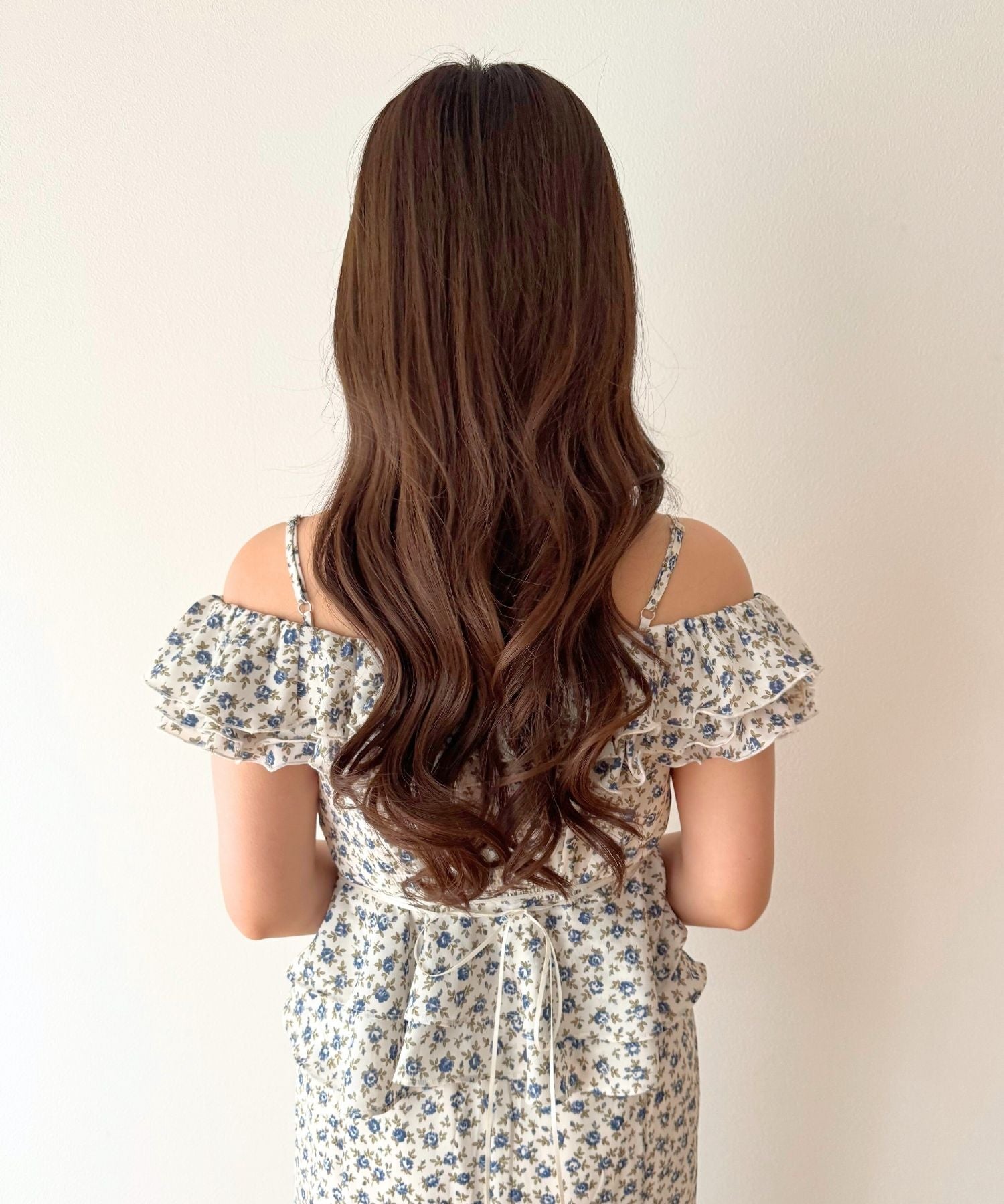 【予約】ローズフリル2wayオフショルブラウス