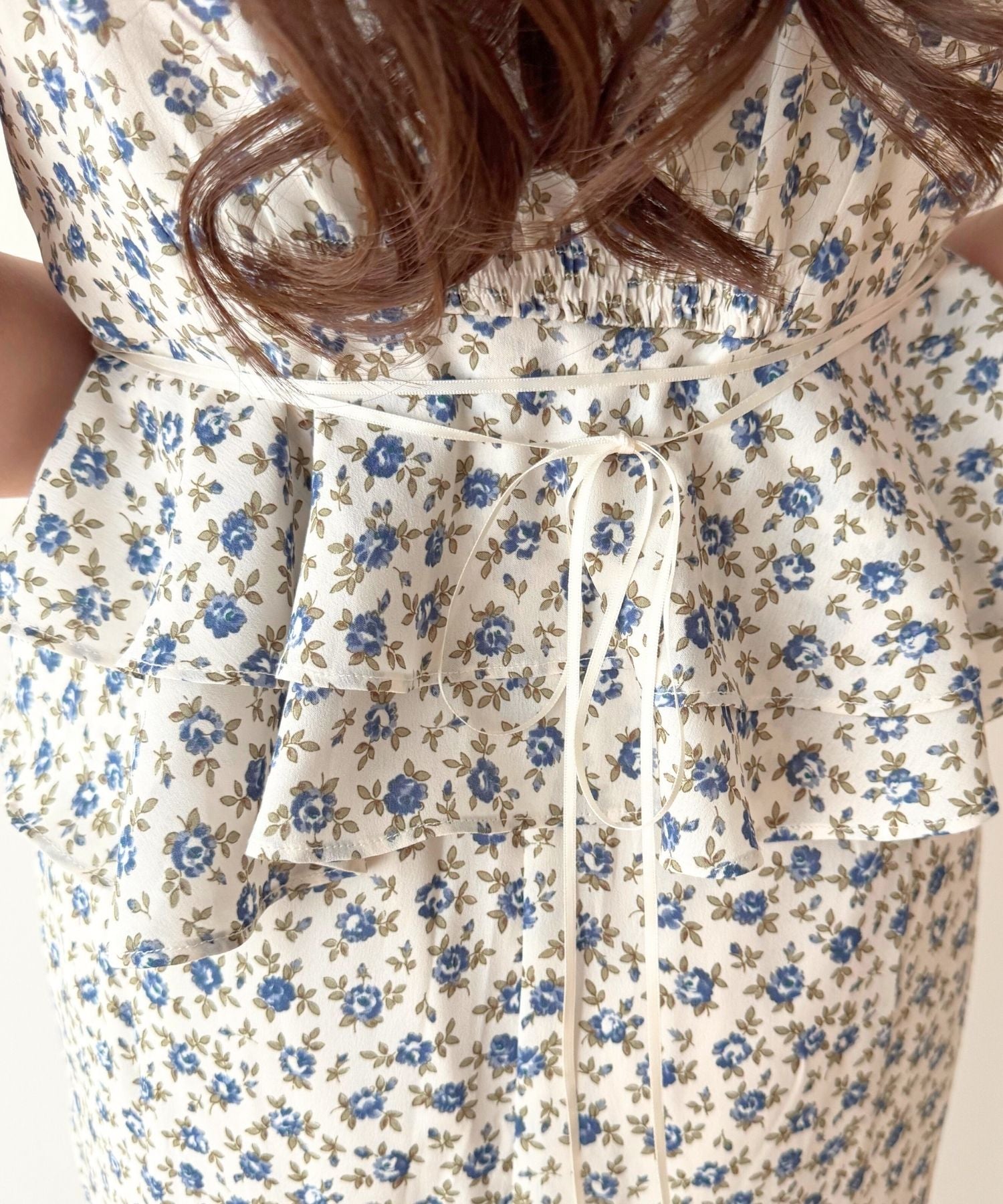 ローズフリル2wayオフショルブラウス