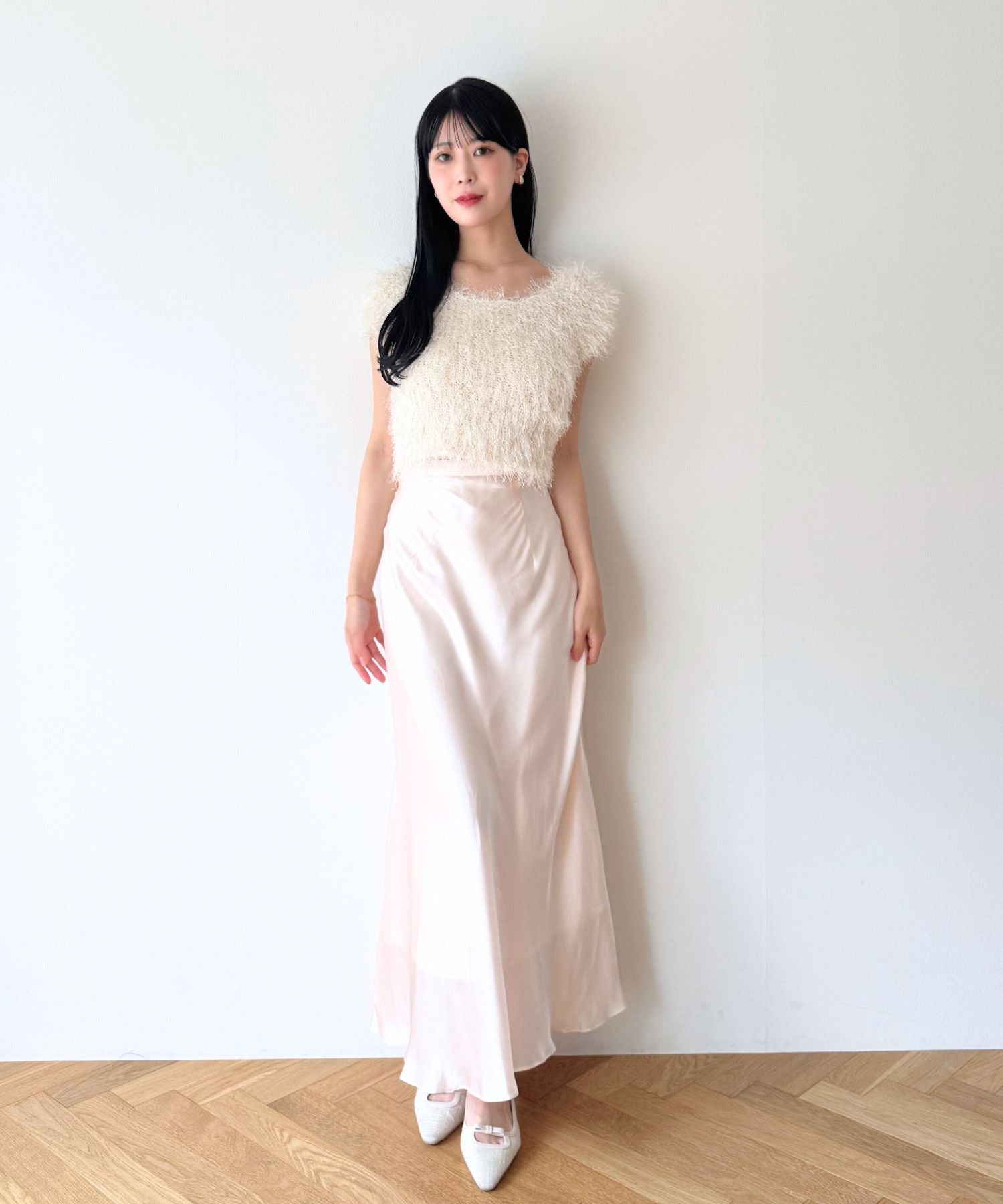 シルクバイヤススカート