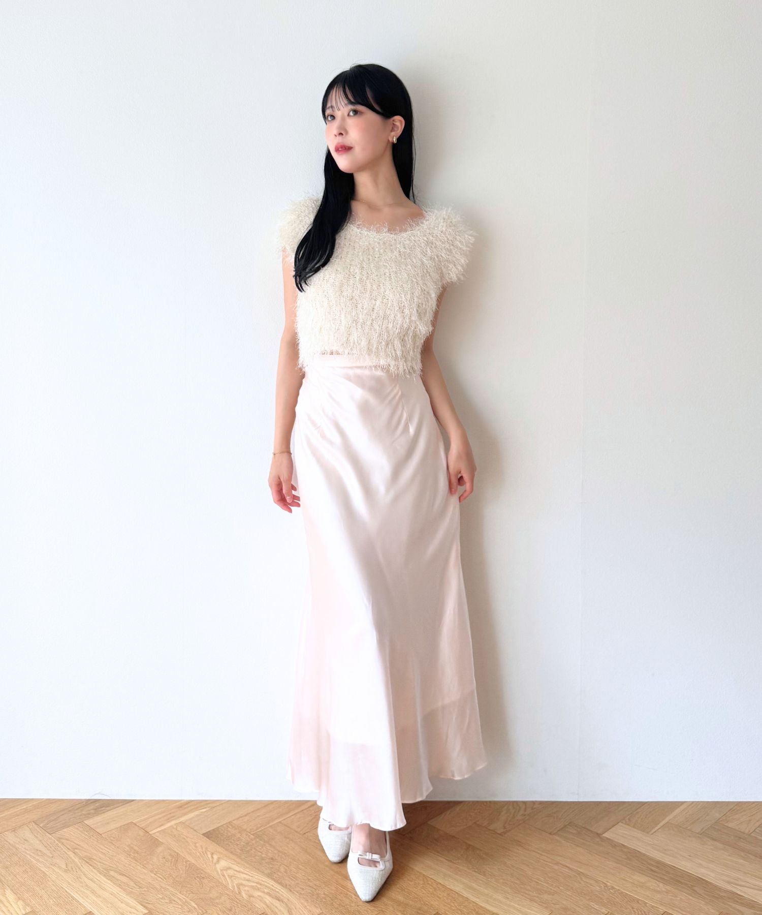 シルクバイヤススカート