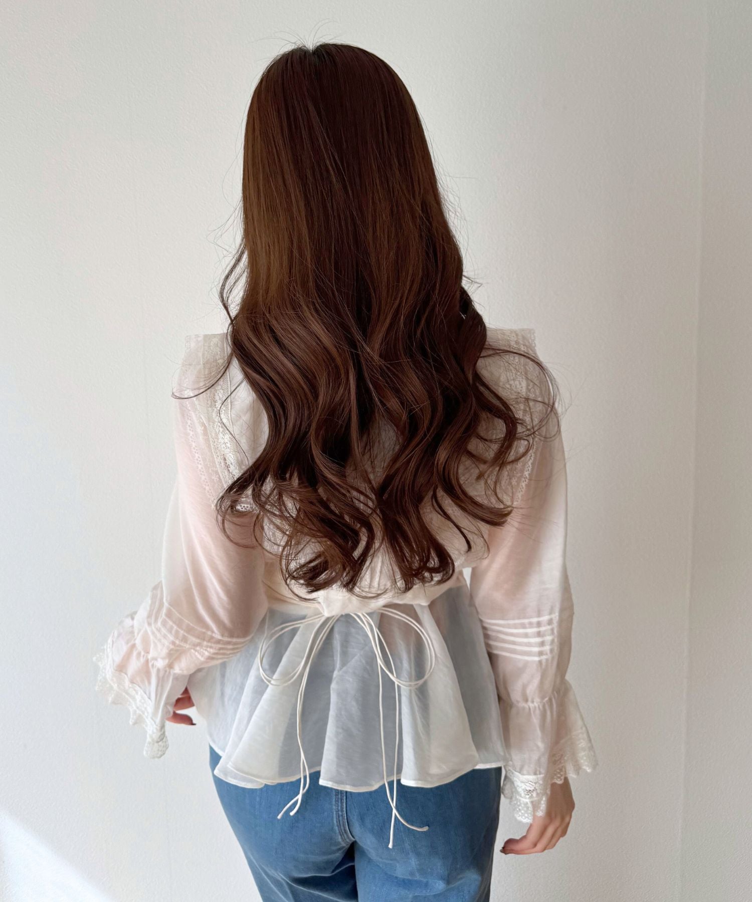 【予約】セーラーカラーレースブラウス