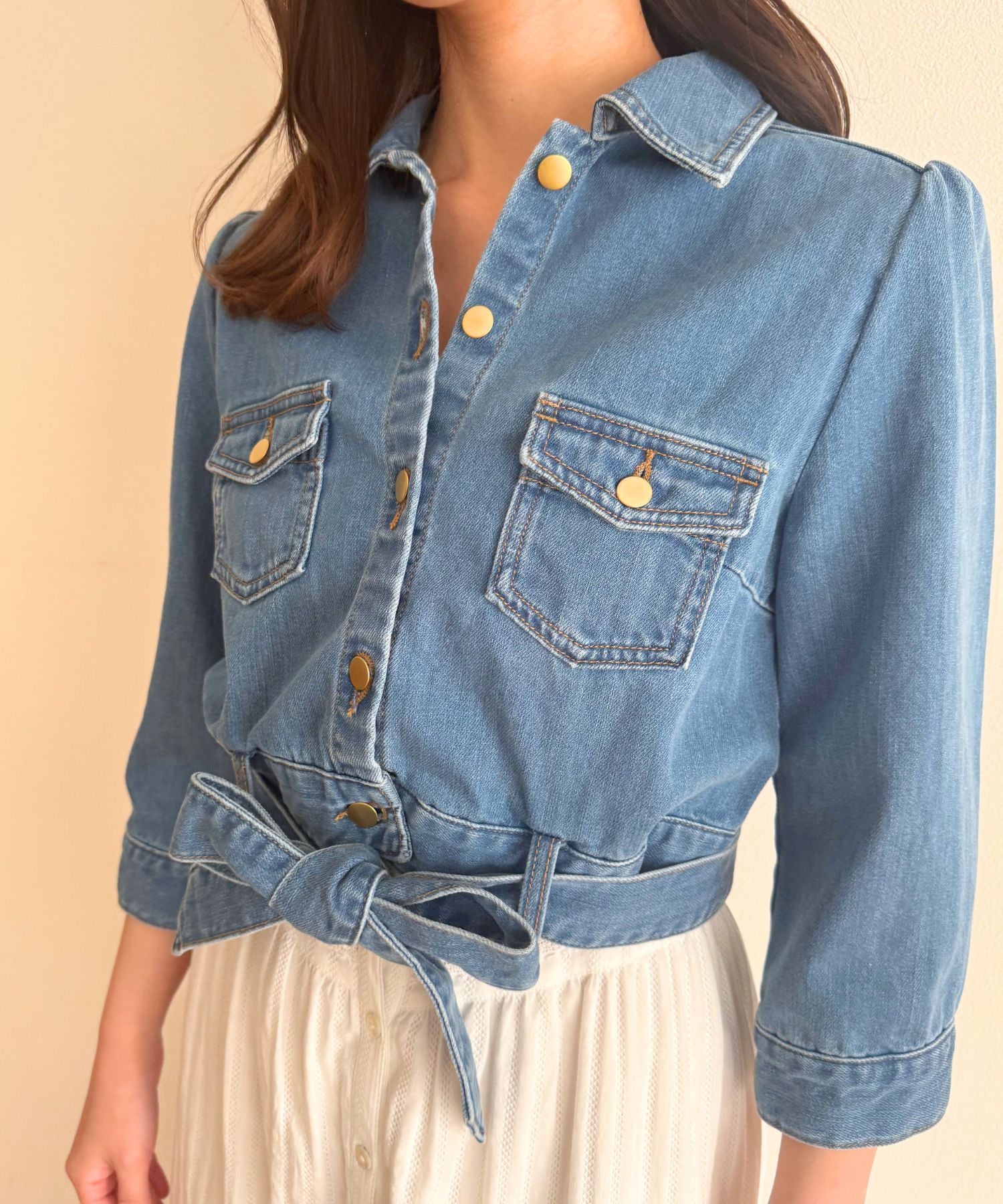 デニムコンパクトジャケット