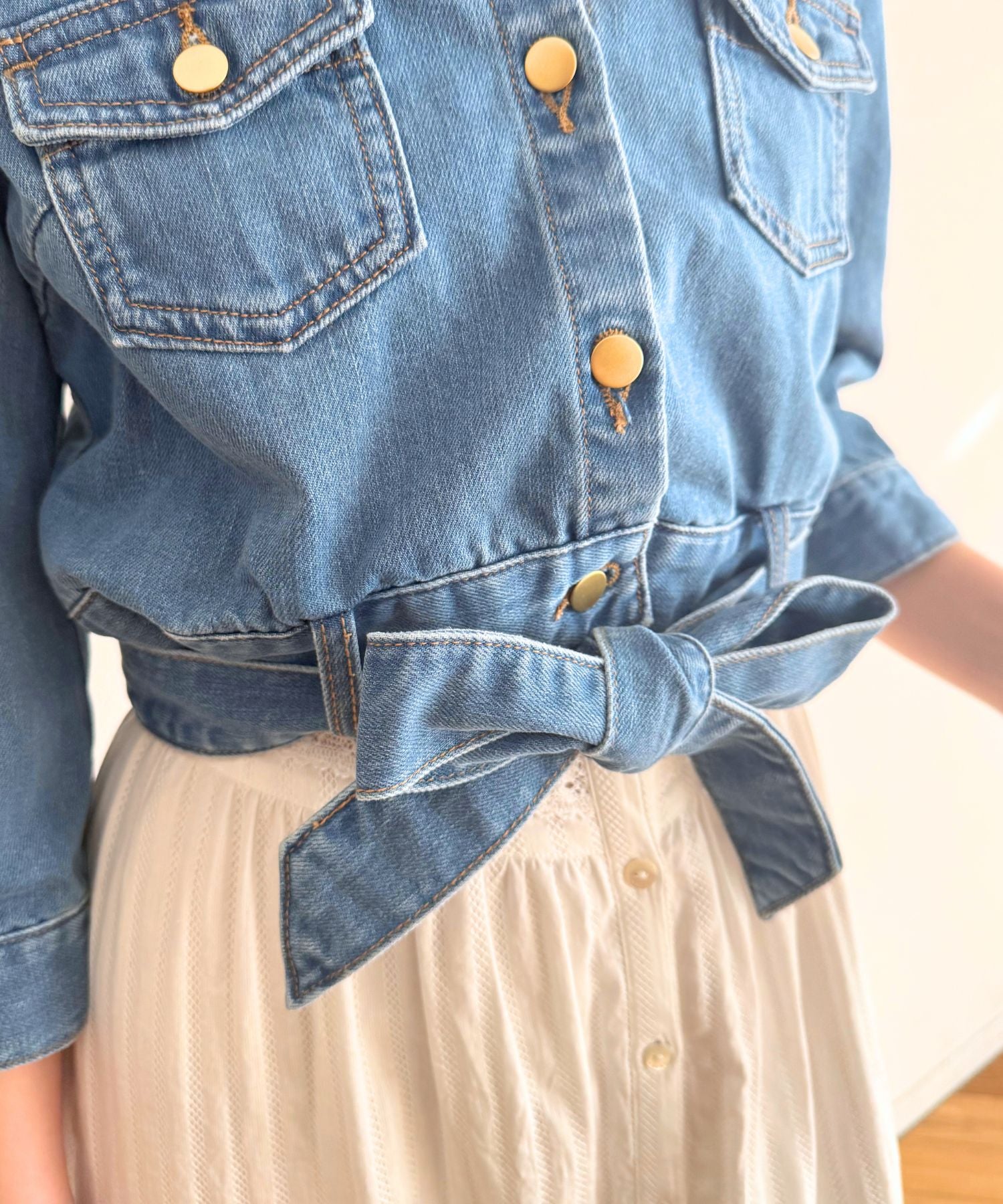 デニムコンパクトジャケット